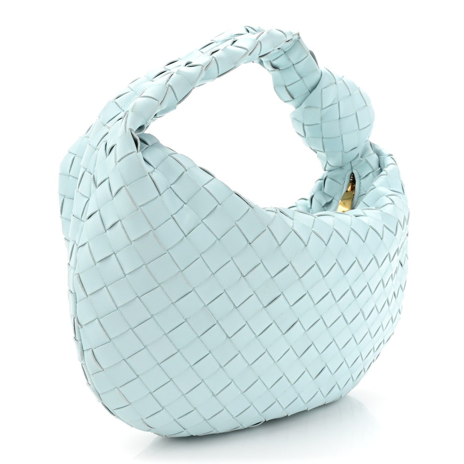 Bottega Veneta Nappa Intrecciato Teen Jodie Hobo Teal Washed 3 of 10