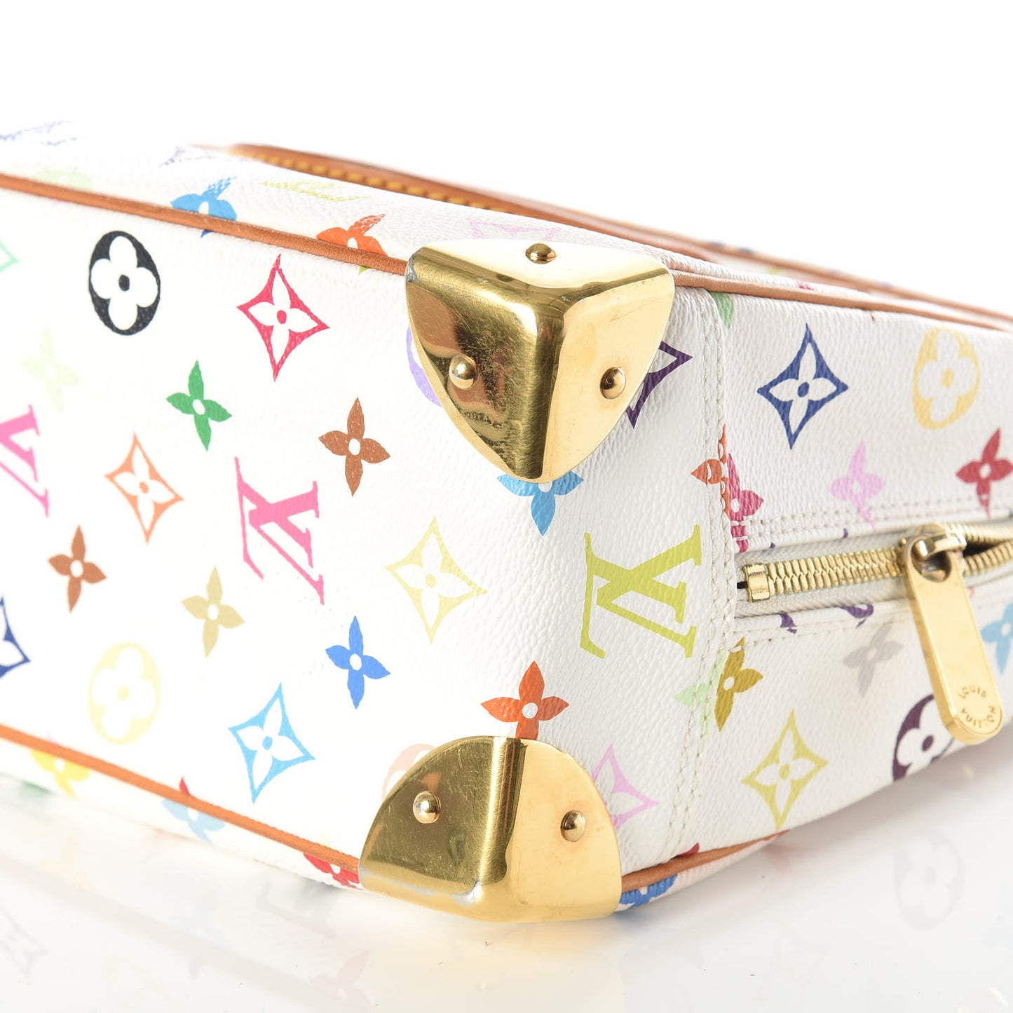 Monogram Multicolor Trouville White