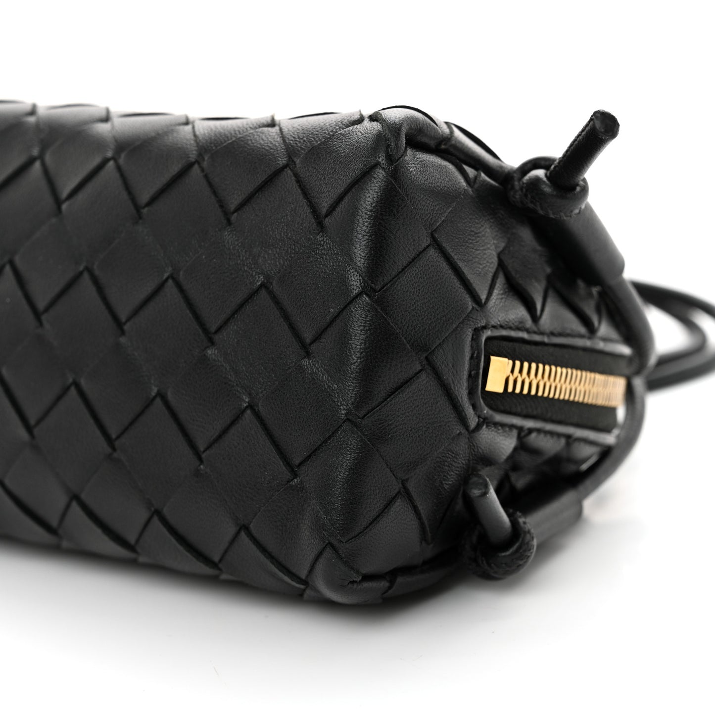 Nappa Intrecciato Concert Pouch Black