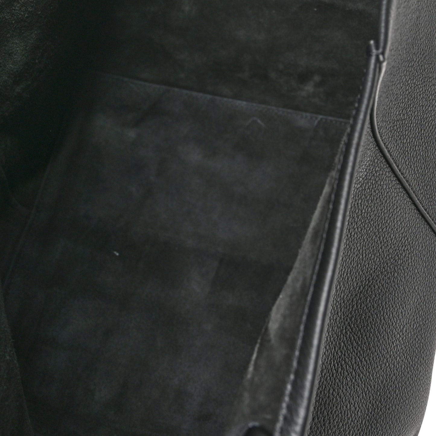 Grained Calfskin Park Tote Three Black