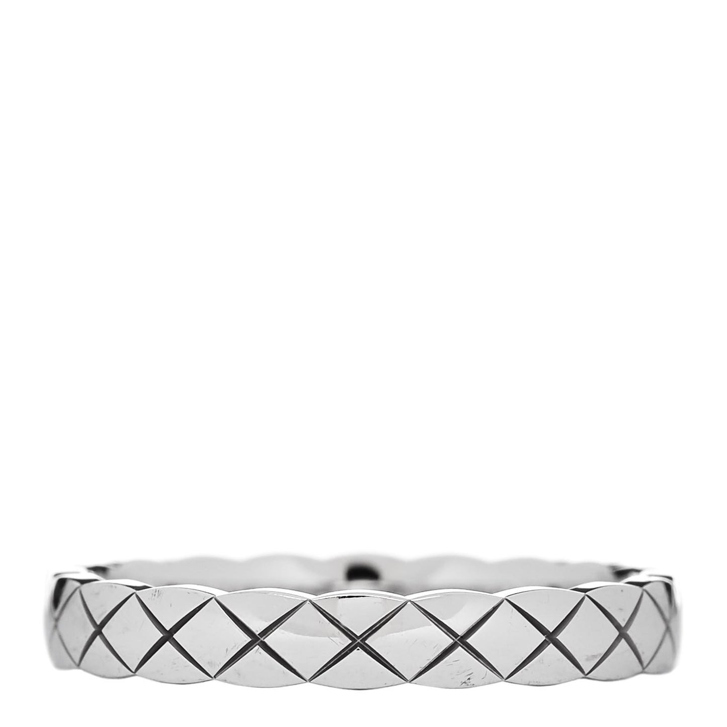 18K White Gold Mini Coco Crush Ring 58 8.25