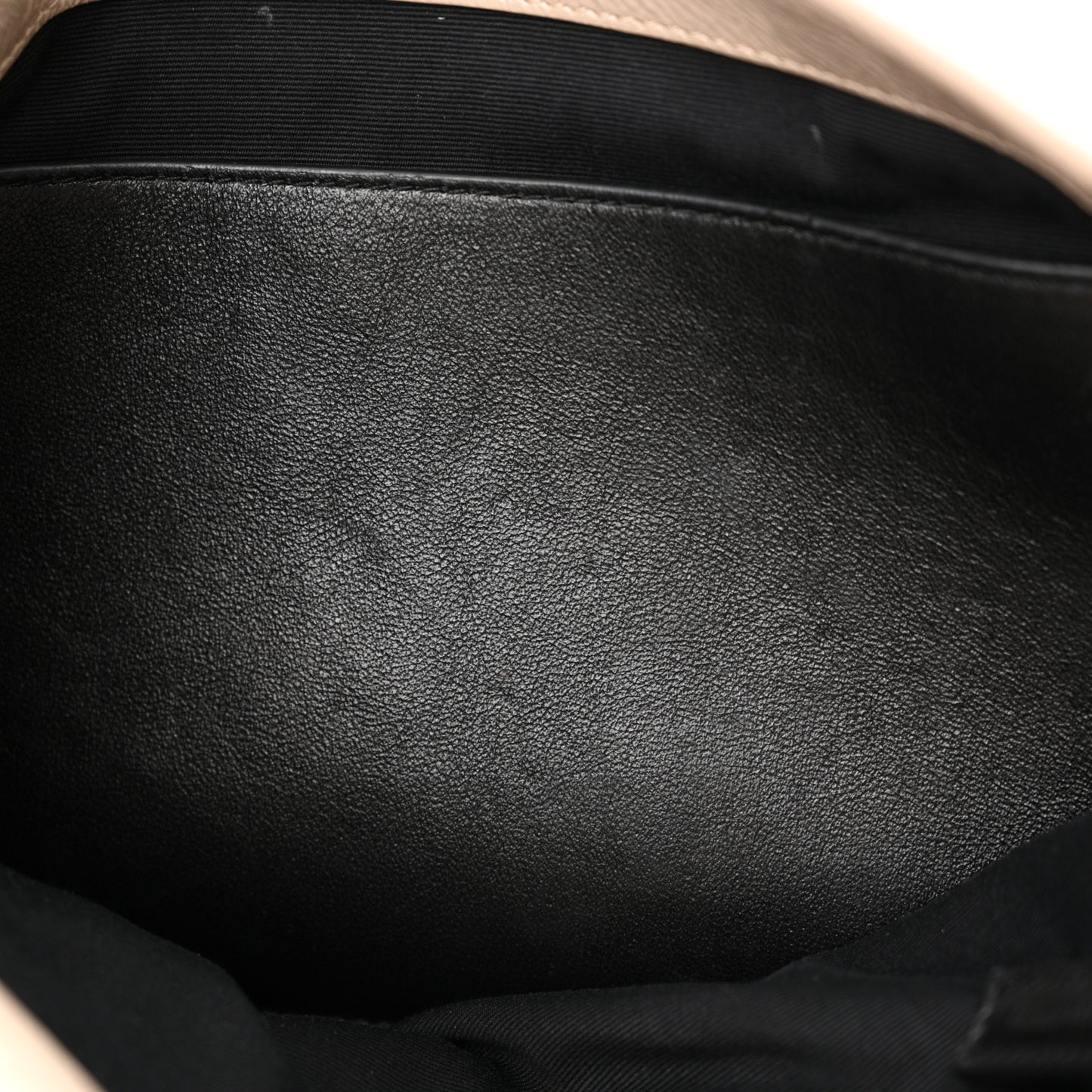 Crinkled Calfskin Matelasse Monogram Medium Niki Chain Satchel Light Taupe