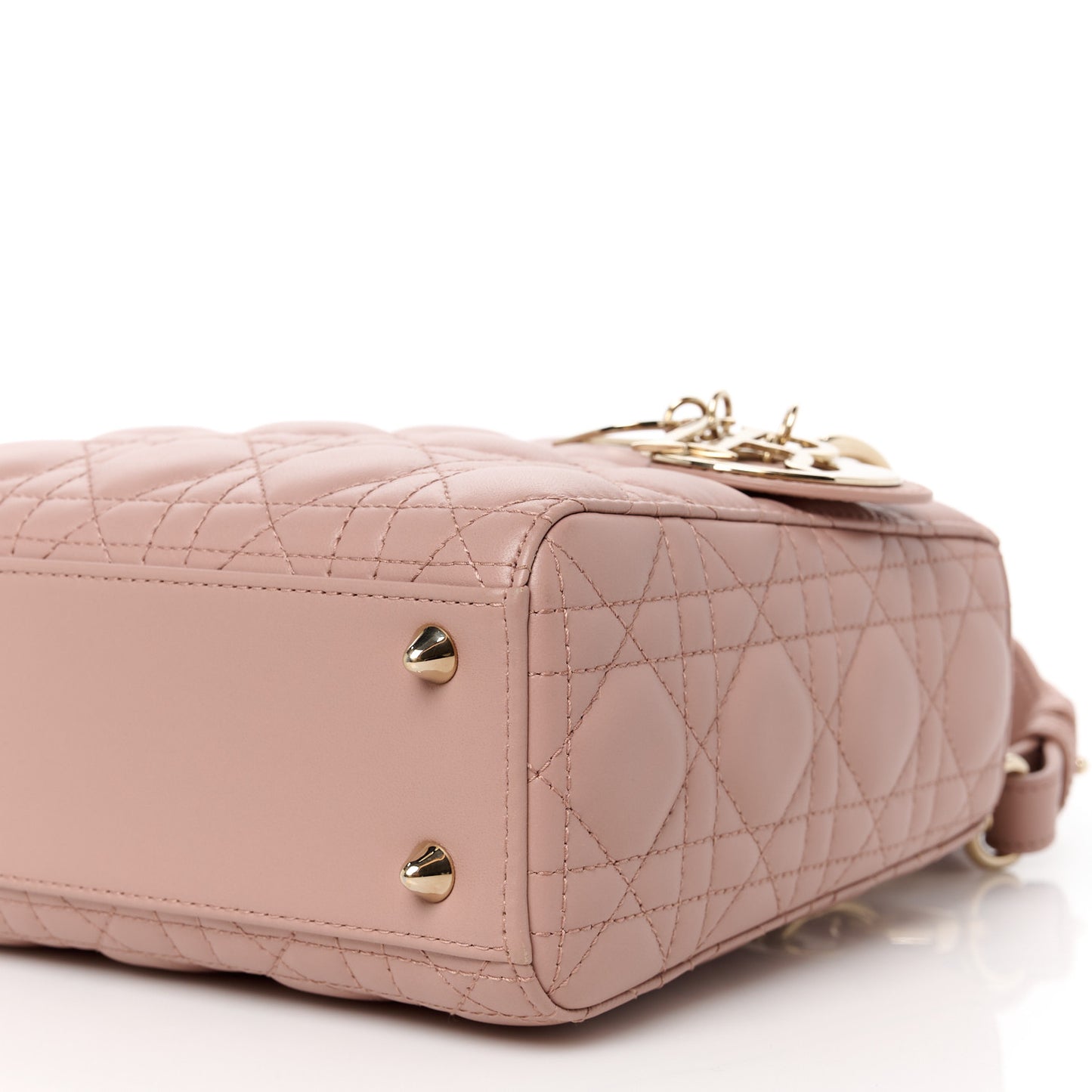 Lambskin Cannage Small My ABC Dior Lady Dior Blush