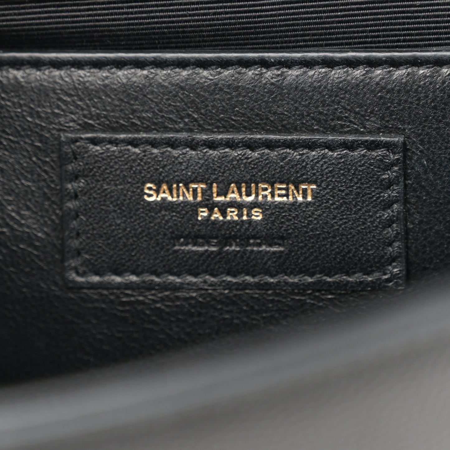 Grain De Poudre Medium Classic Monogram Kate Satchel Black