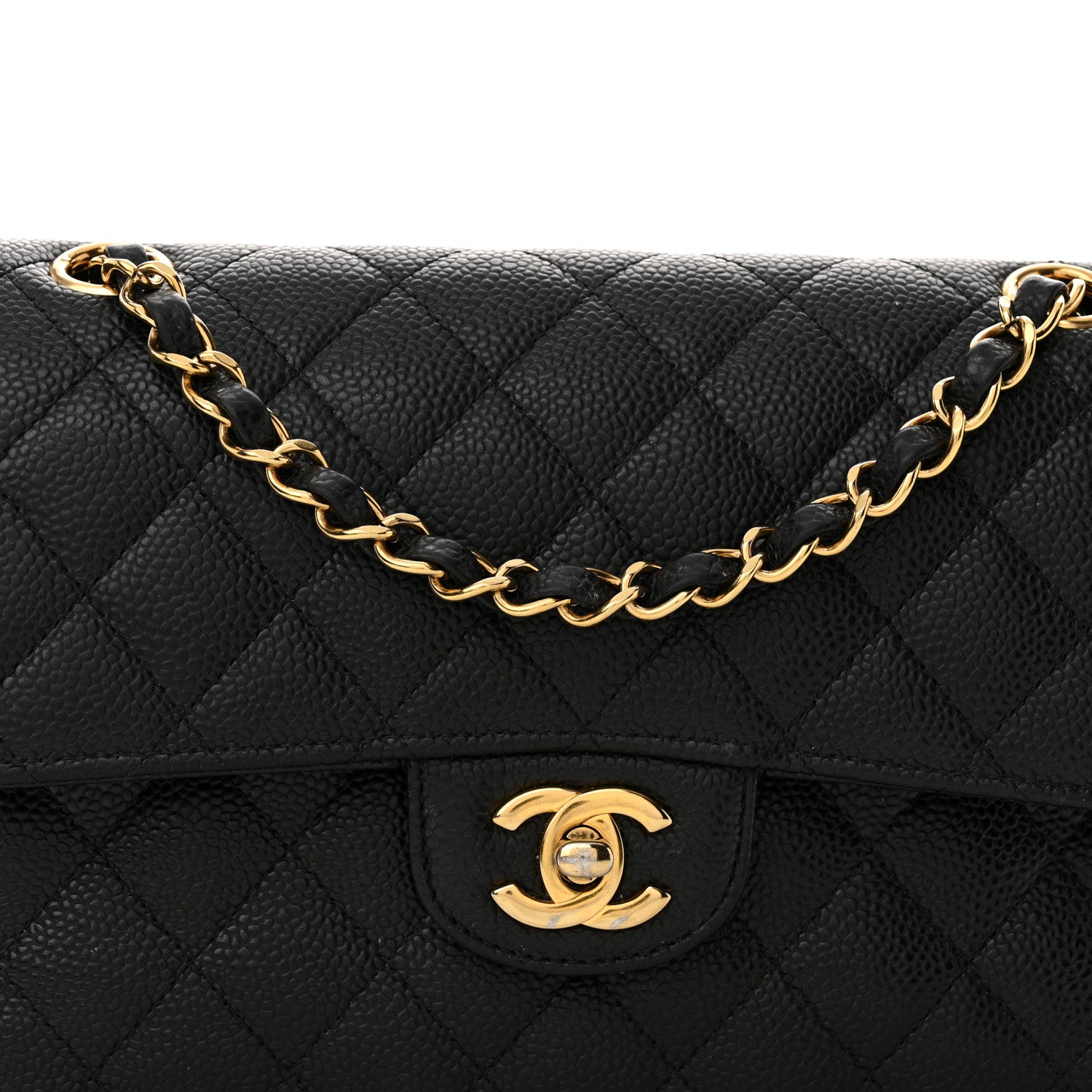 Chanel Caviar Quilted Small Double Flap Black 8 of 16