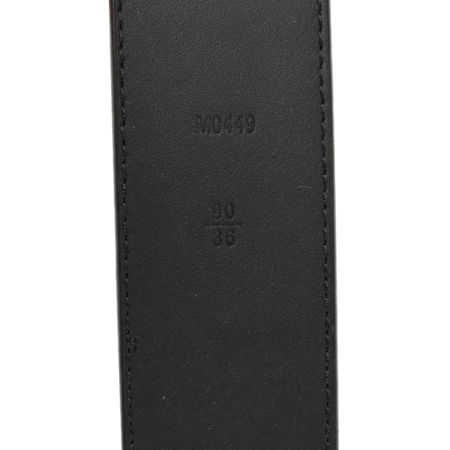Monogram Eclipse 40mm LV Initiales Belt 90 36 Matte Black