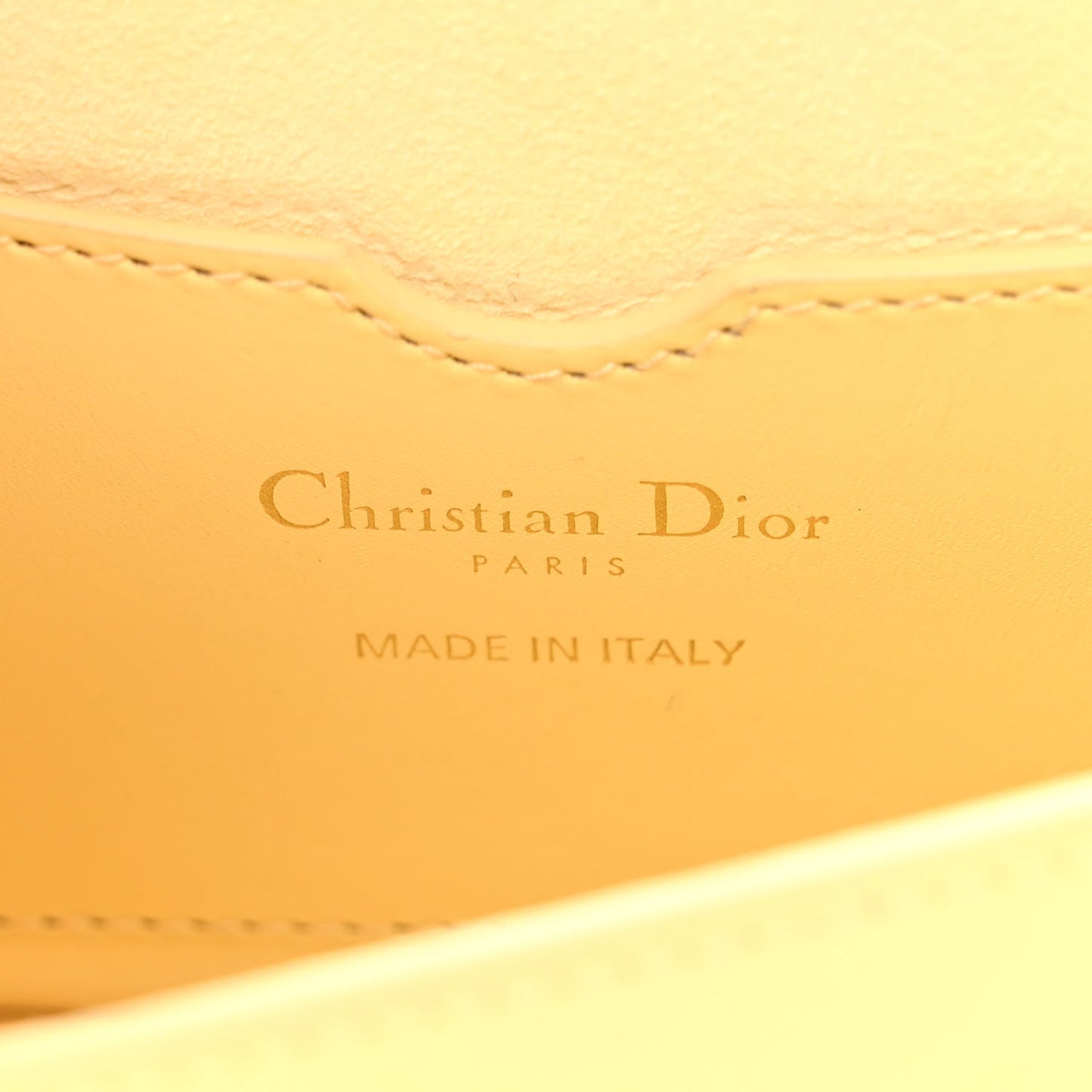 Box Calfskin East West Bobby Bag Pale Yellow