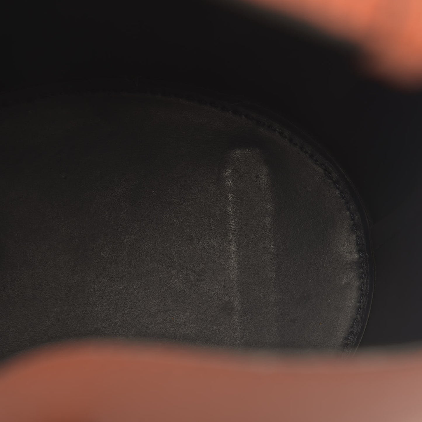 Supple Calfskin Small Bucket Orange