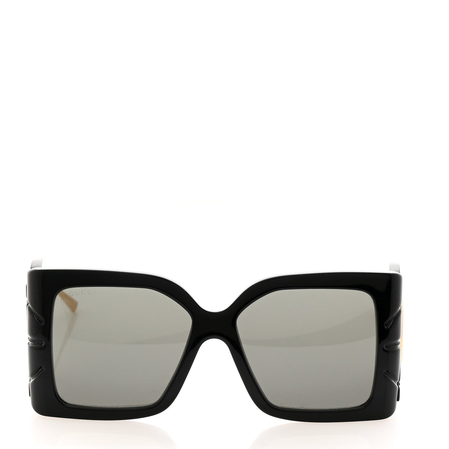 Acetate Square Frame Wing Sunglasses GG0535S Black