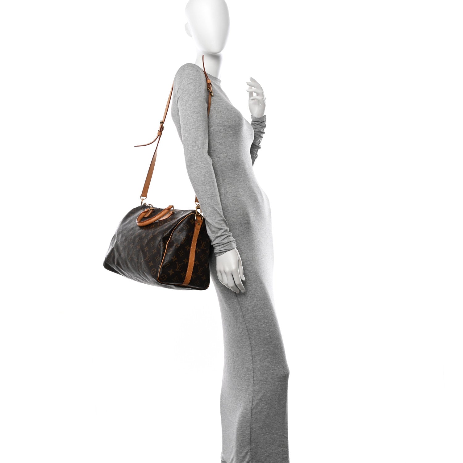 Louis Vuitton Monogram Speedy Bandouliere 35 2 of 19