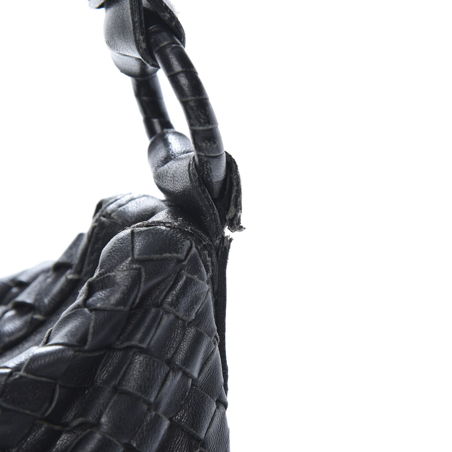 Nappa Intrecciato Hobo Black