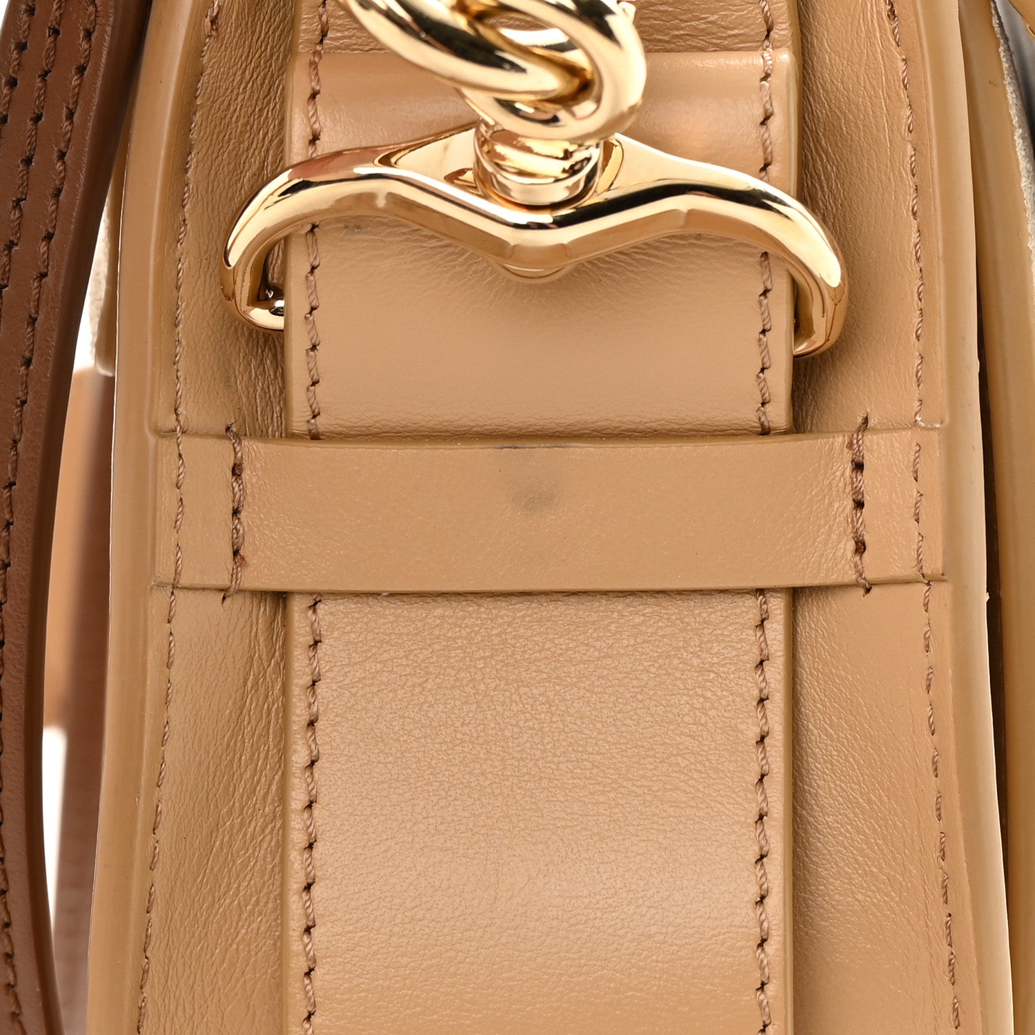 Chloe Calfskin Suede Small Tess Bag Soft Tan 19 of 22