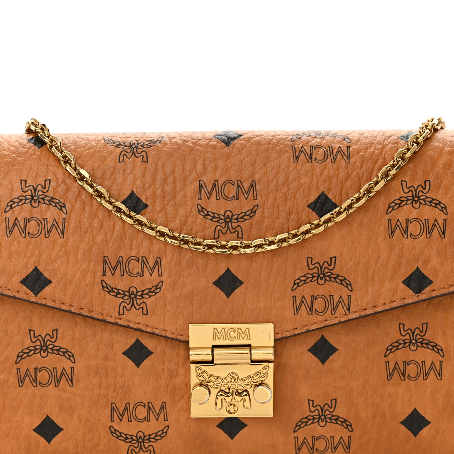 Visetos Millie Wallet On Chain Cognac