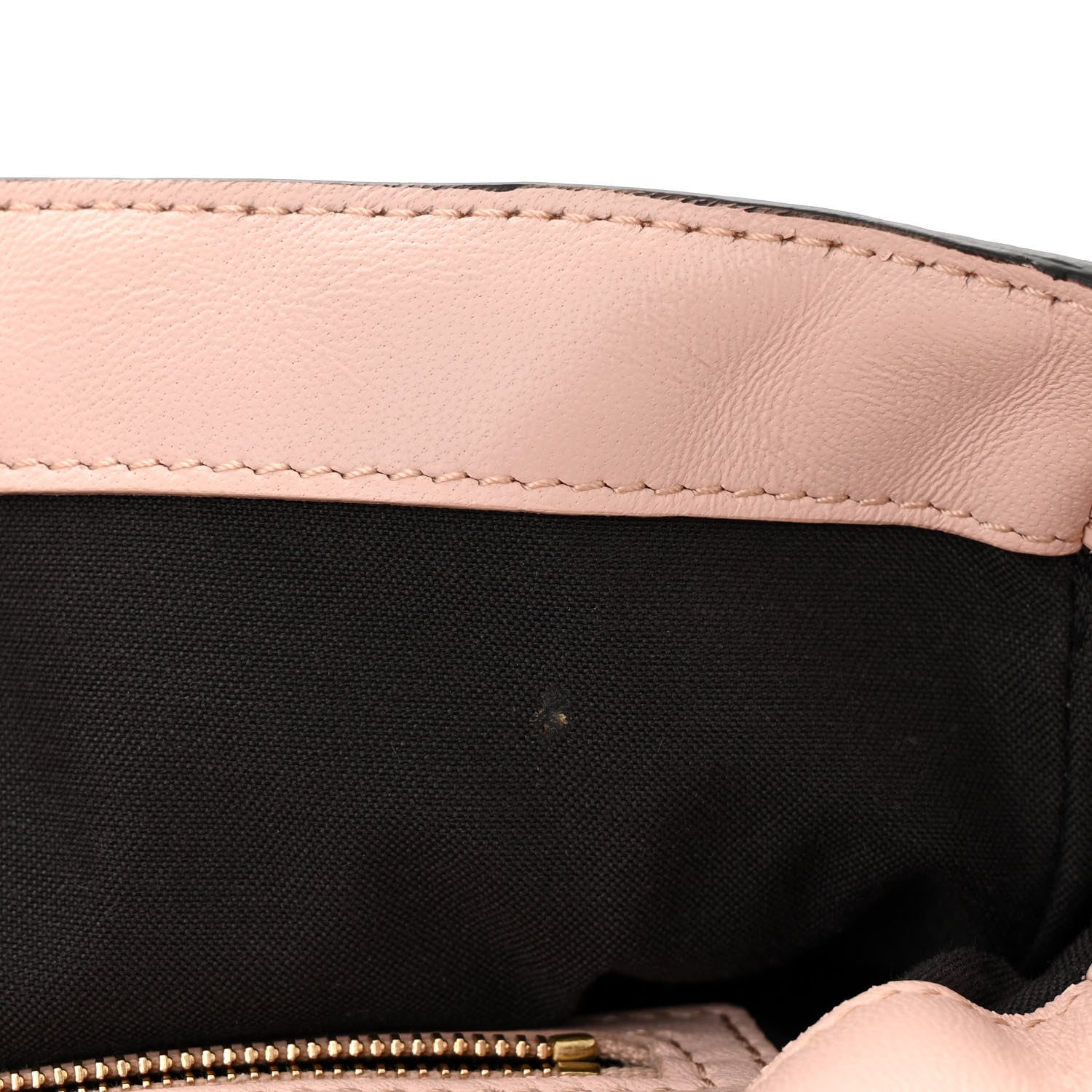 Fendi Nappa FF 1974 Embossed Baguette Rosa Quarzo 12 of 13