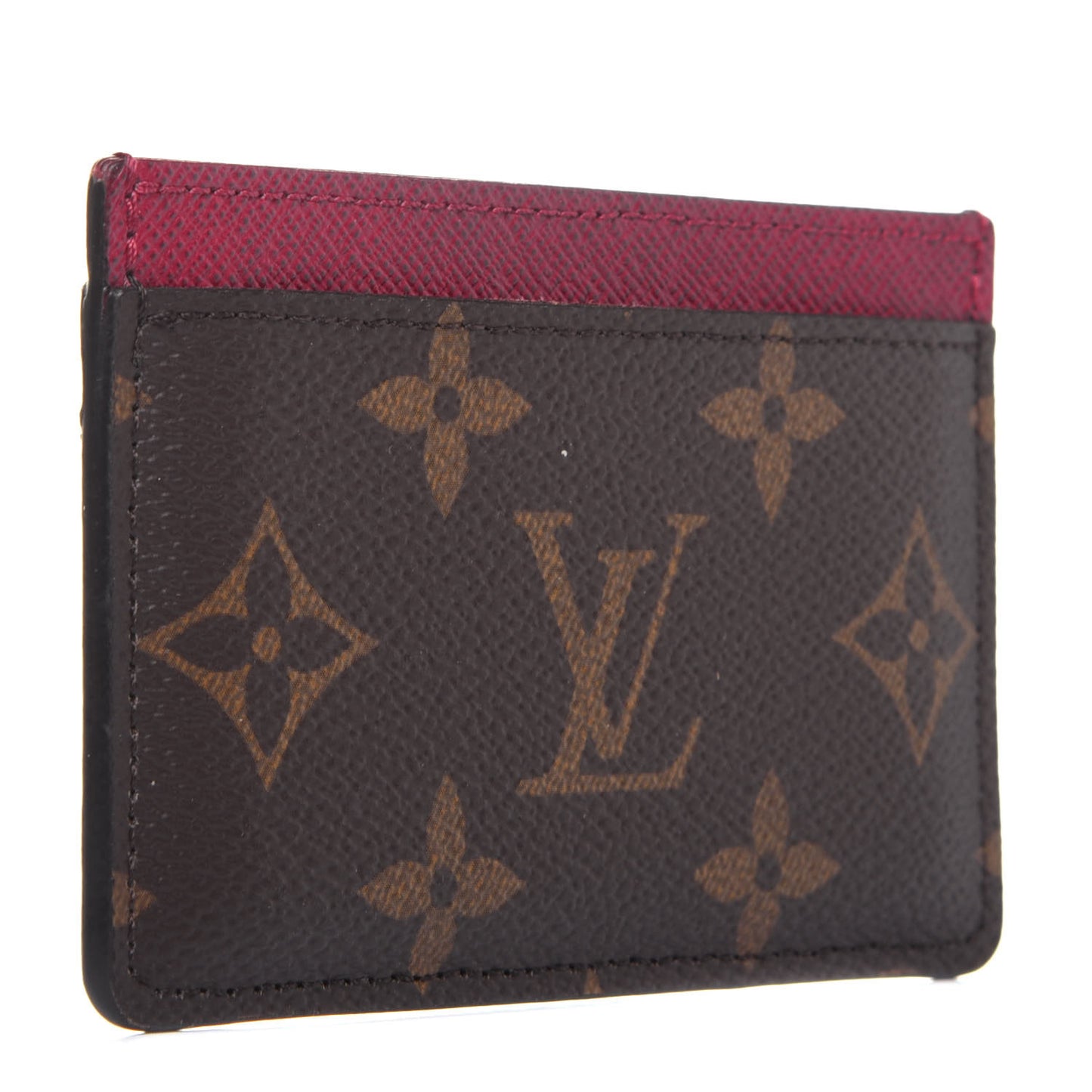 Monogram Card Holder Fuchsia