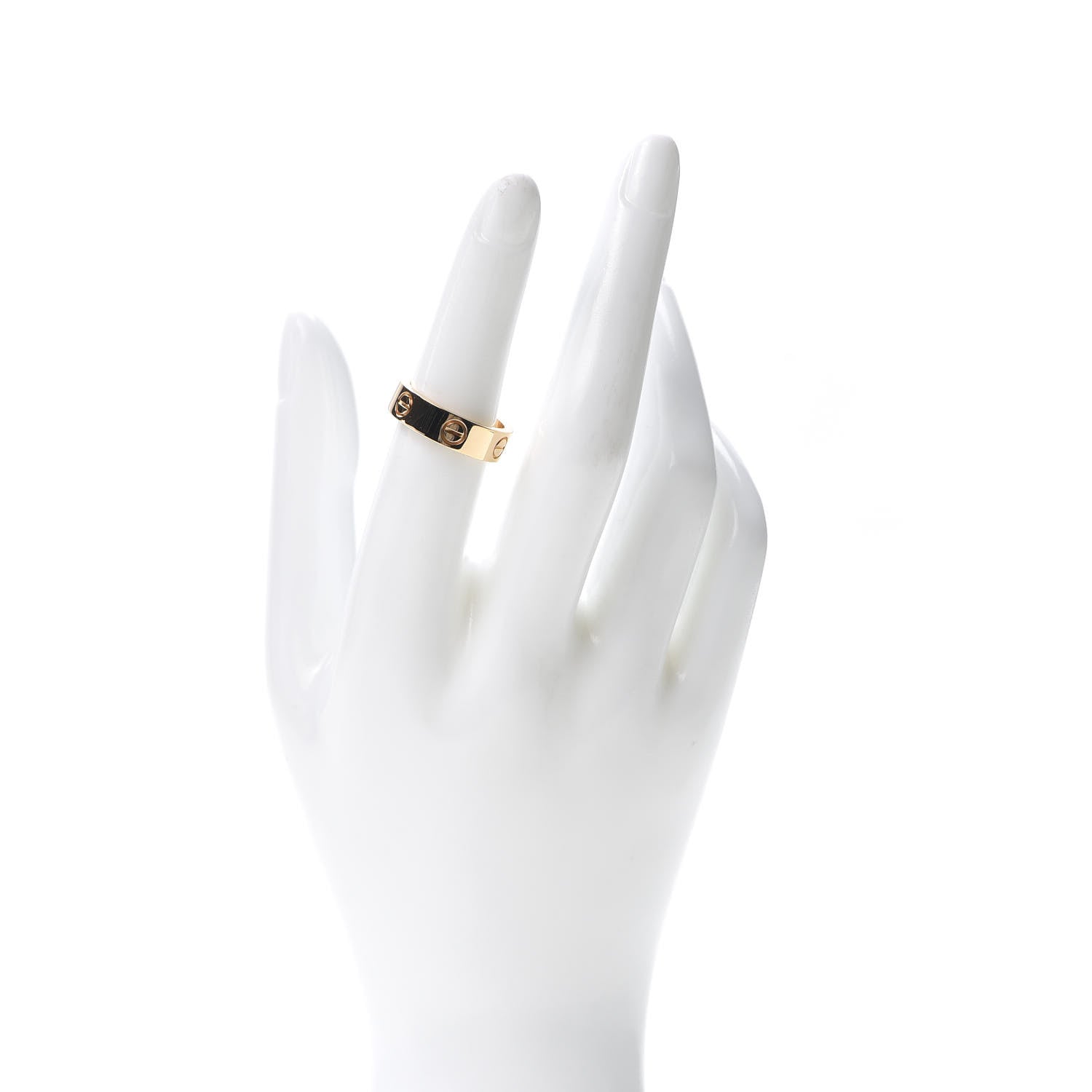 Cartier 18K Yellow Gold 5.5mm LOVE Ring 53 6.25 2 of 5