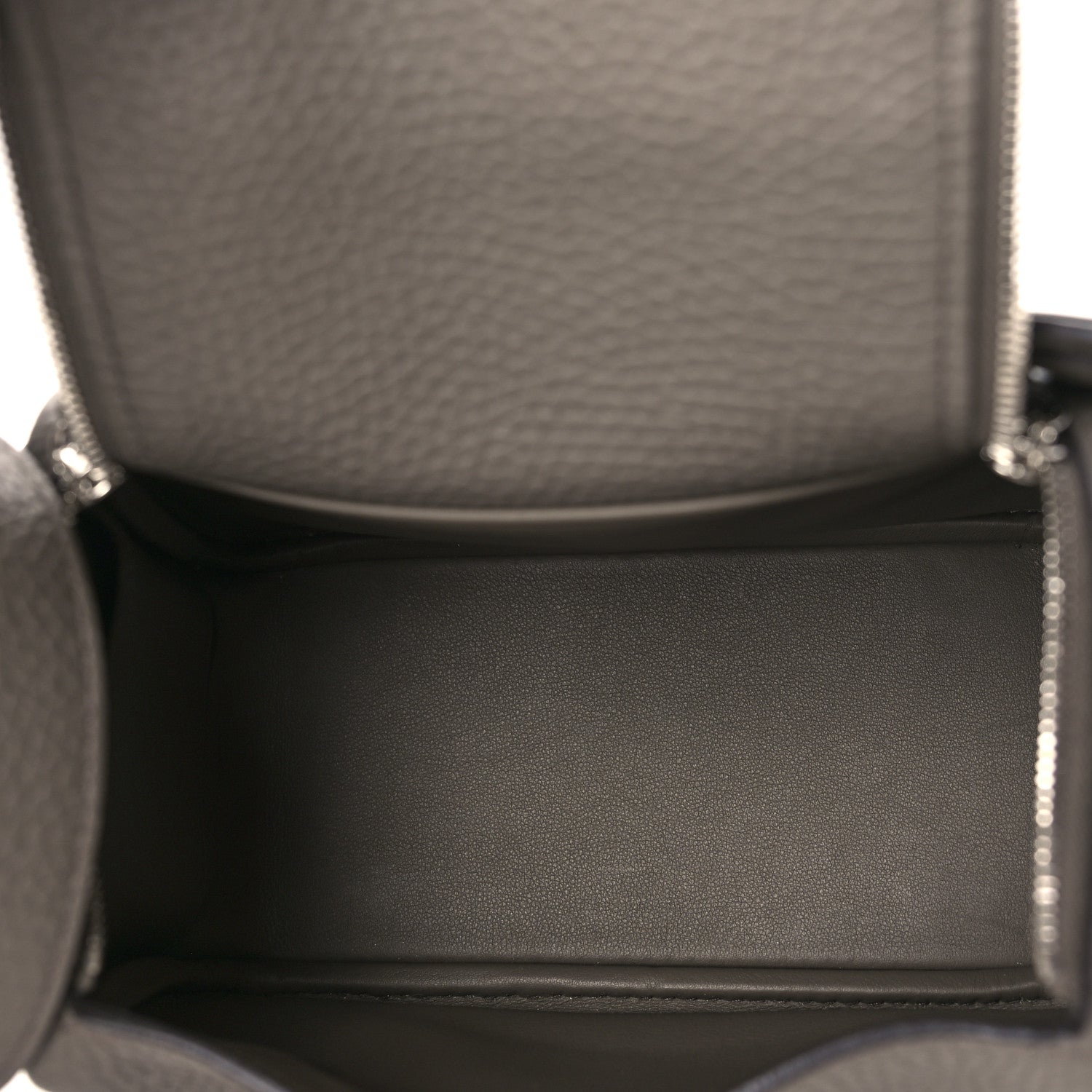 Hermes Taurillon Clemence Mini Lindy 20 Etain 5 of 10