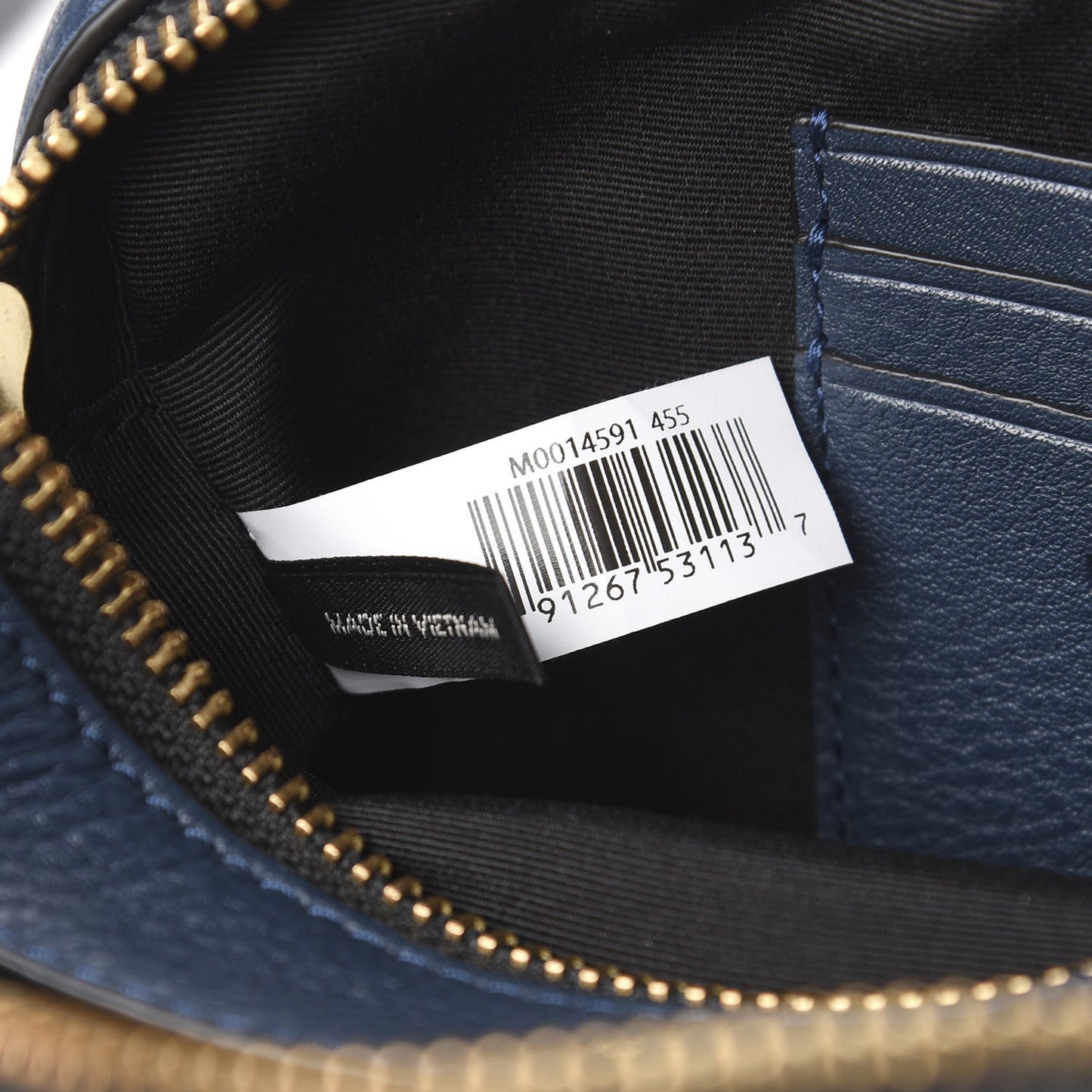 Supple Natural Grain Calfskin Softshot 21 Crossbody Bag Navy