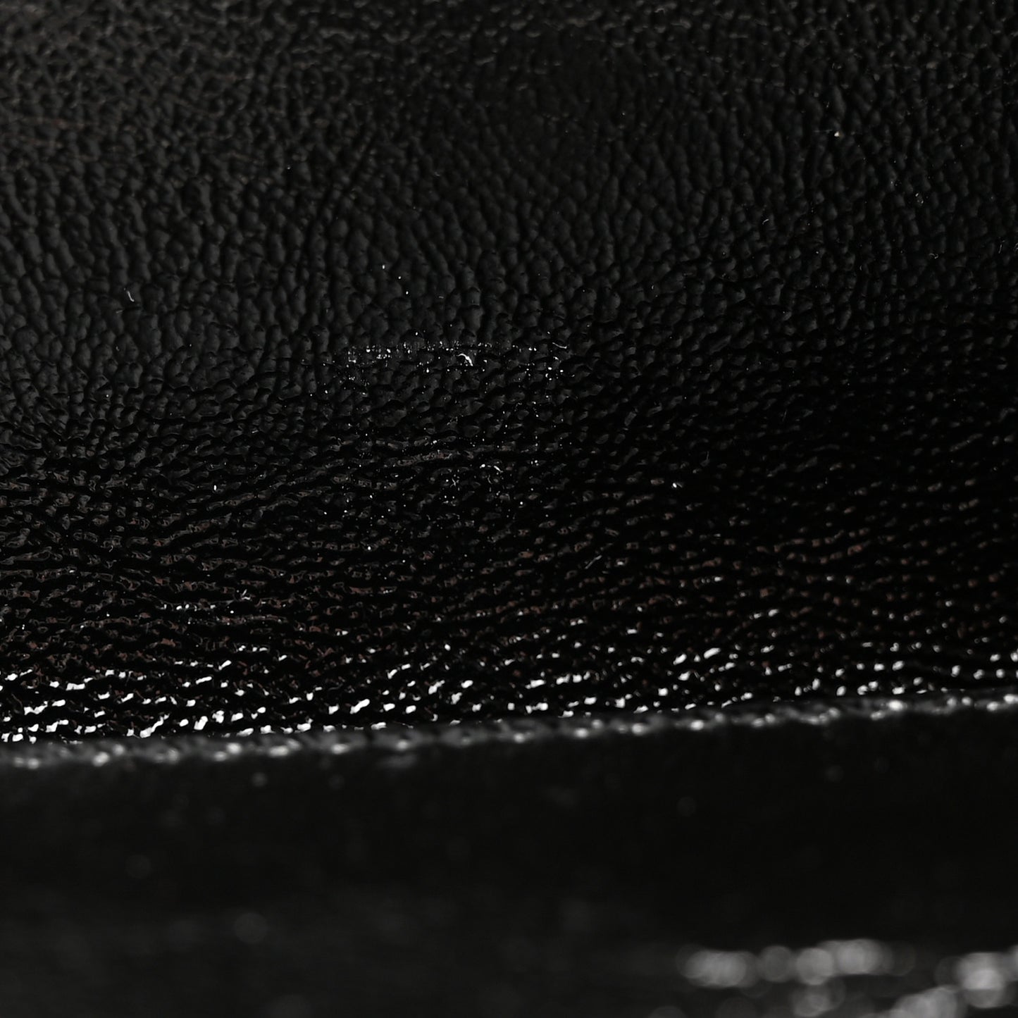 Textured Patent Monogram Small Belle De Jour Clutch Black