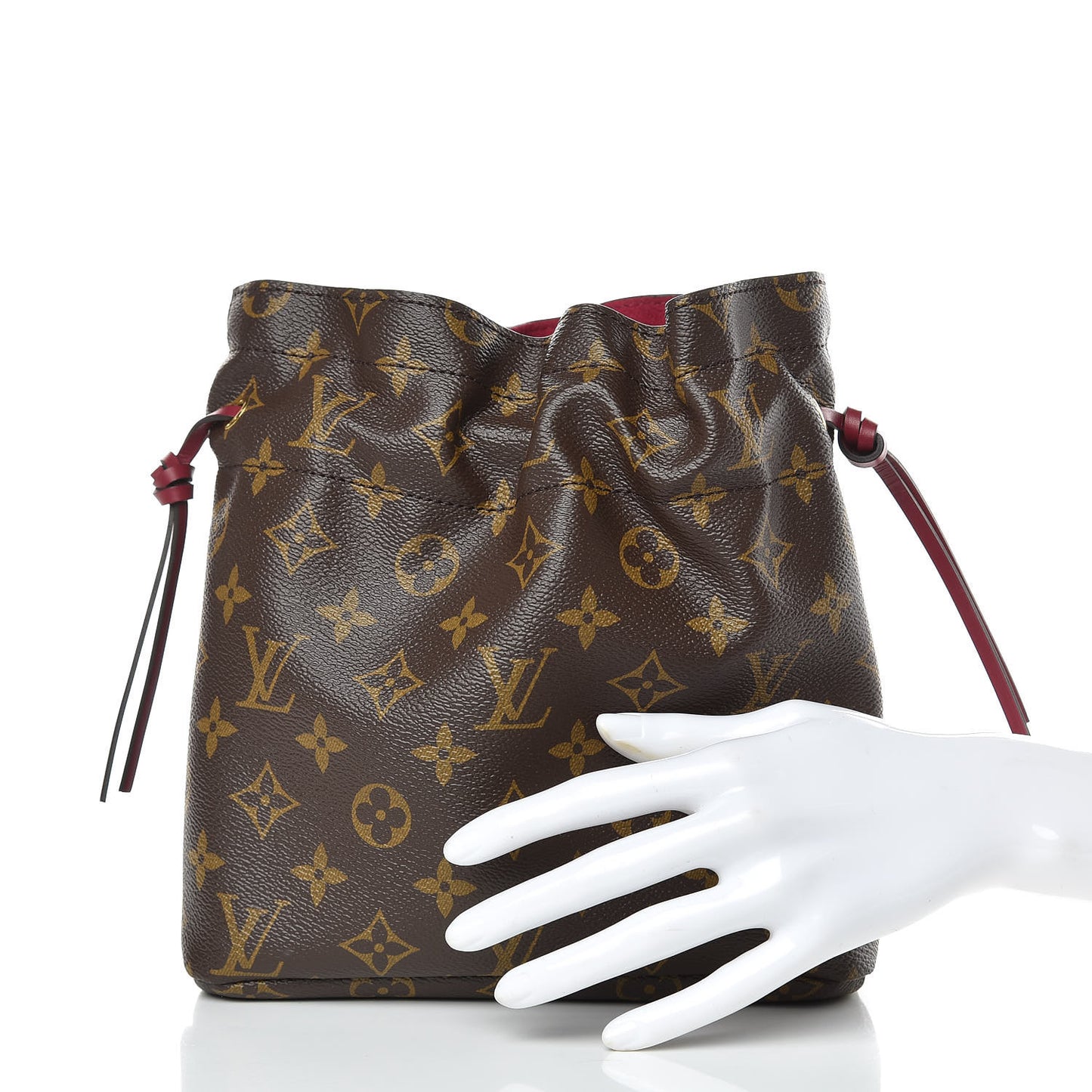Monogram Pouch Noe Fuchsia