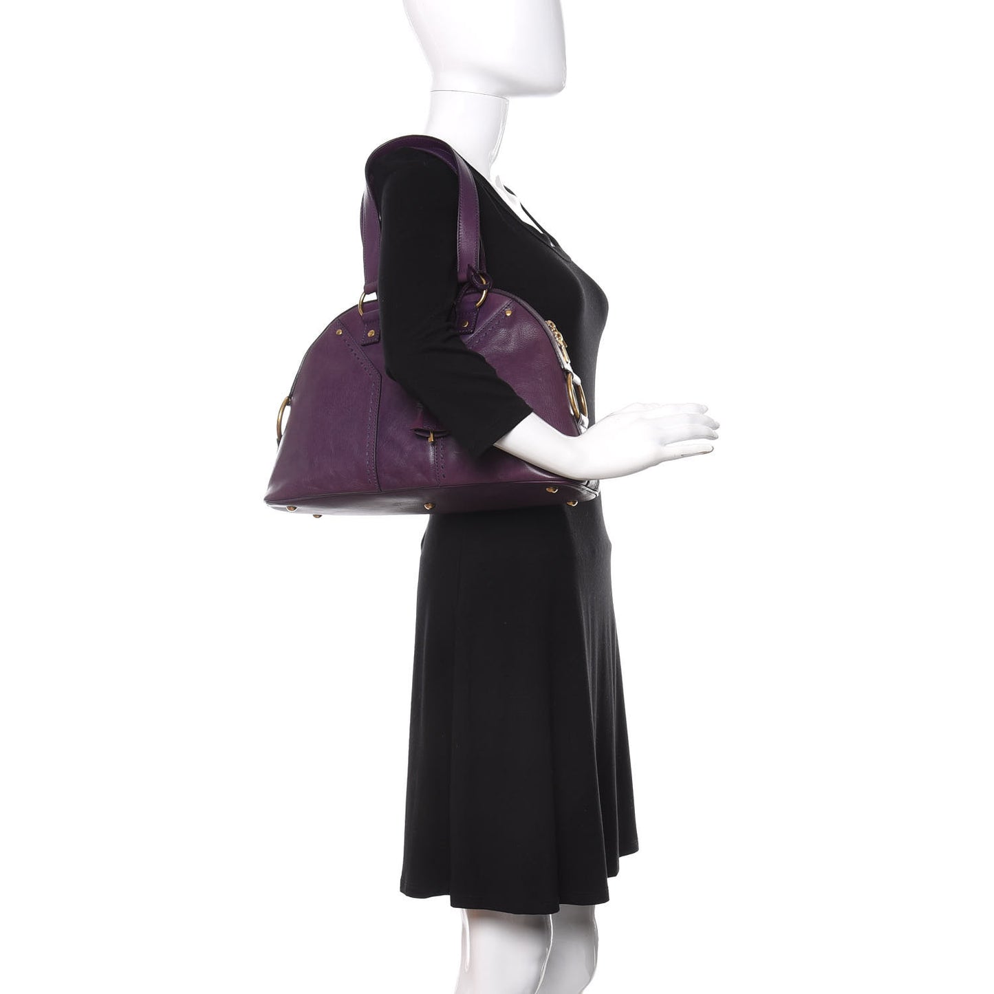 Calfskin Medium Muse Purple