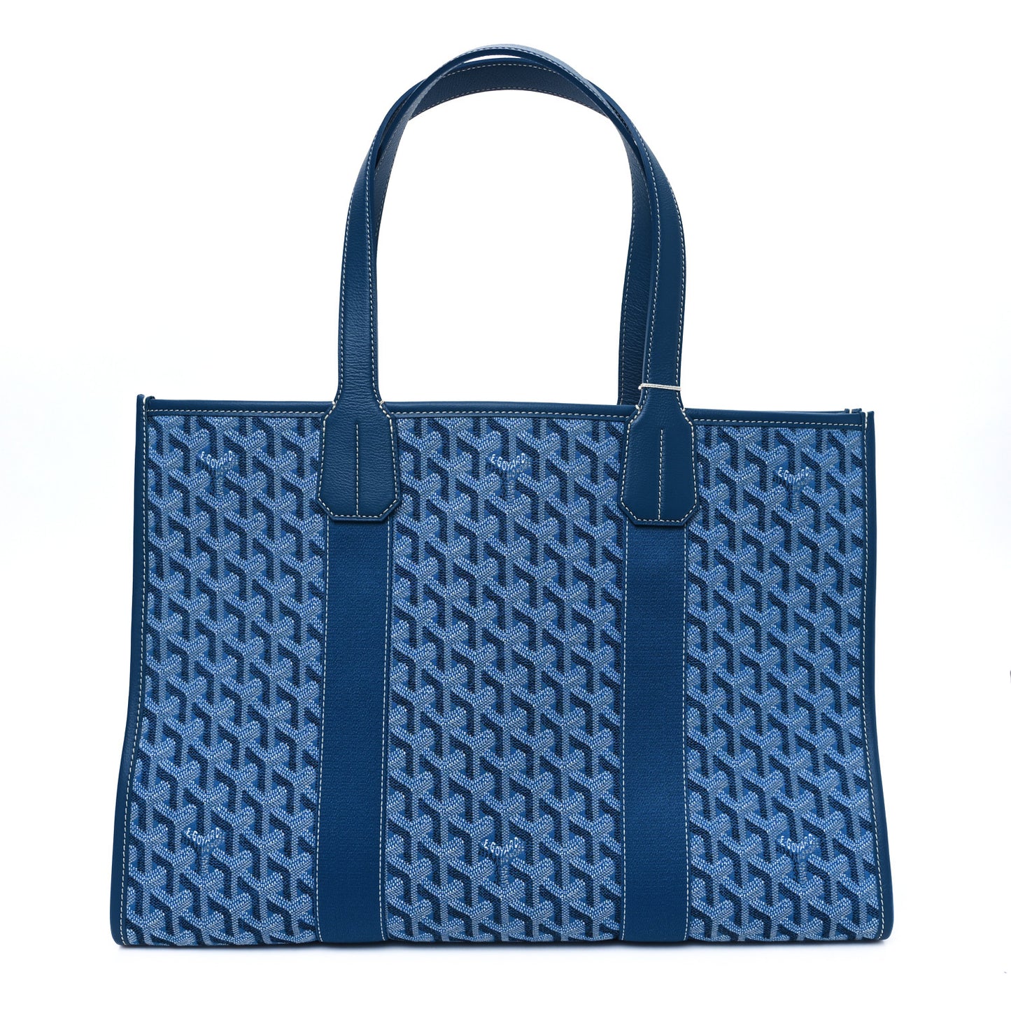 Goyardine Villette MM Tote Ocean Blue
