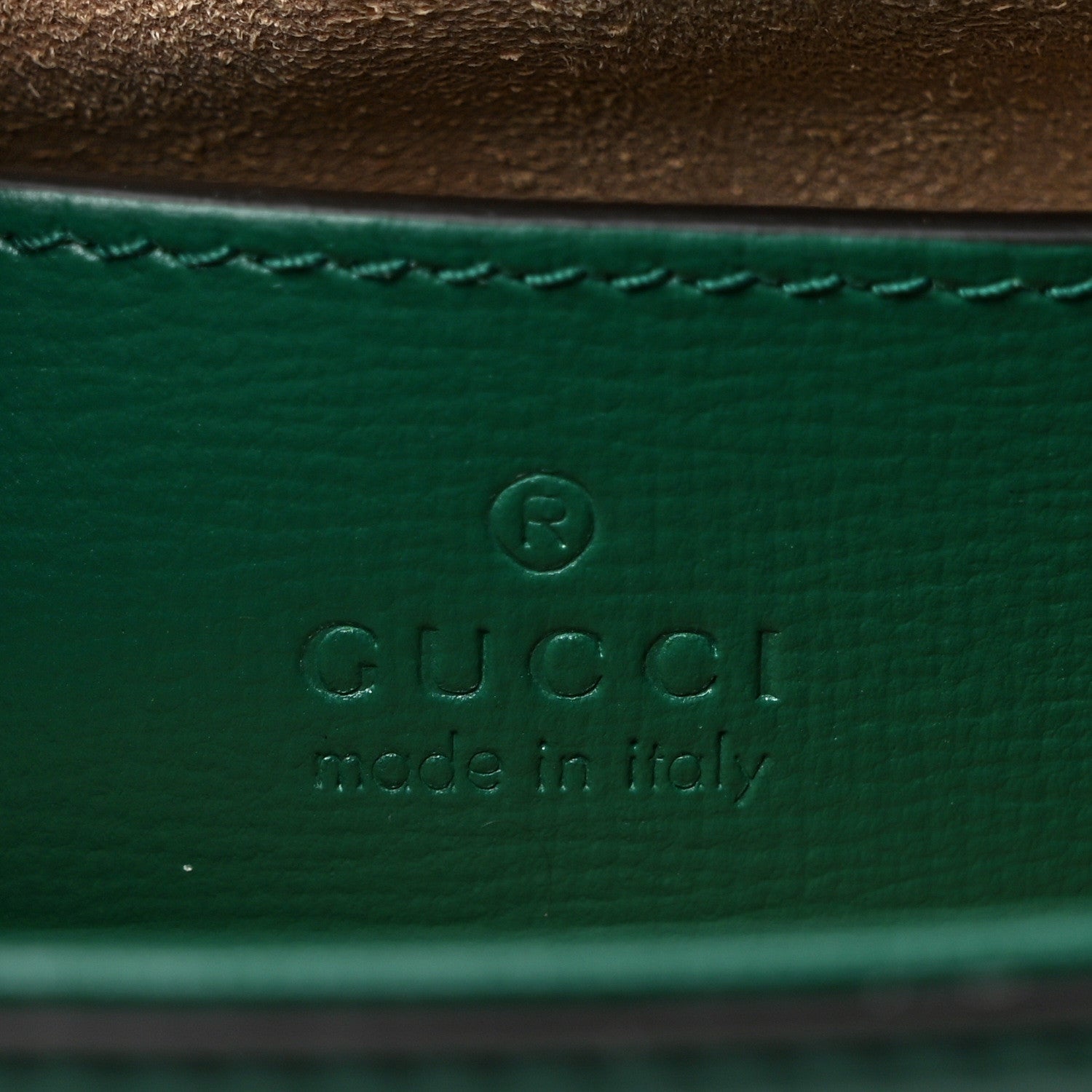 Gucci Azalea Calfskin Web Monochrome Horsebit 1955 Shoulder Bag Emerald 7 of 12