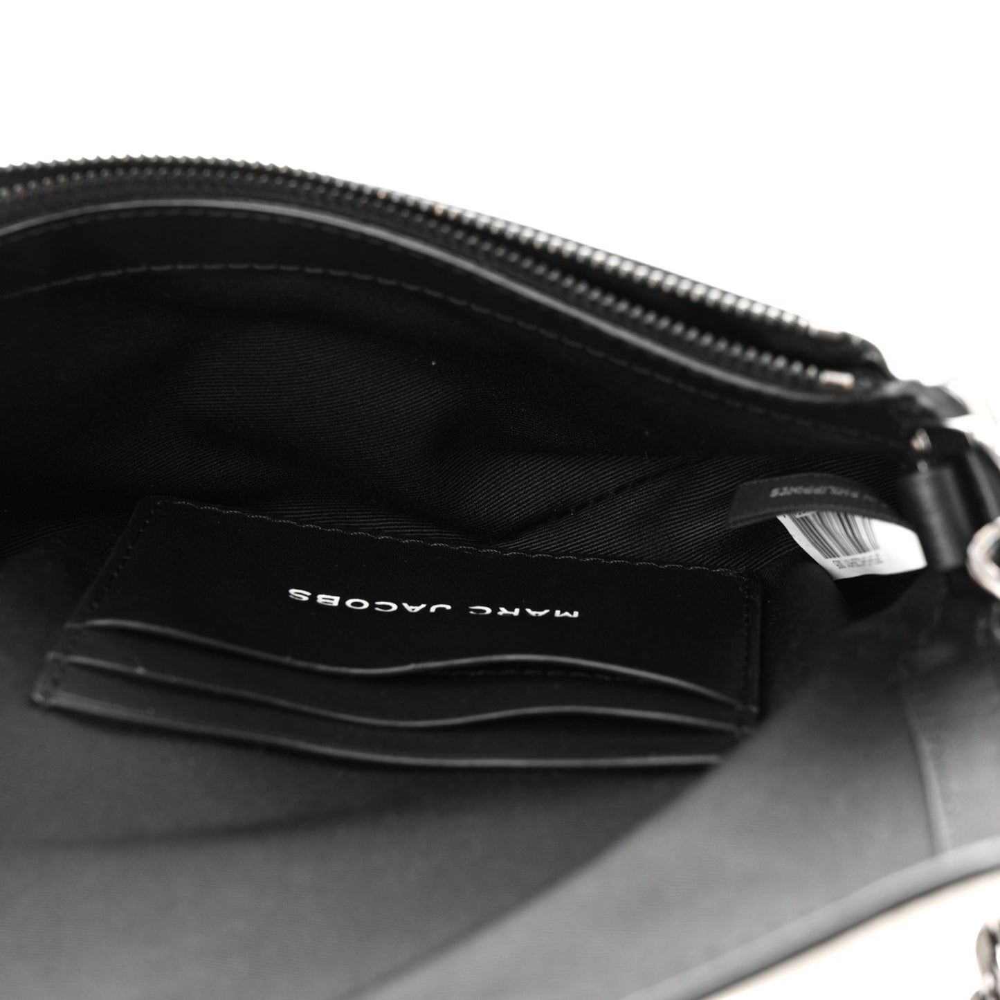 Lambskin J Marc Mini Shoulder Bag White Black