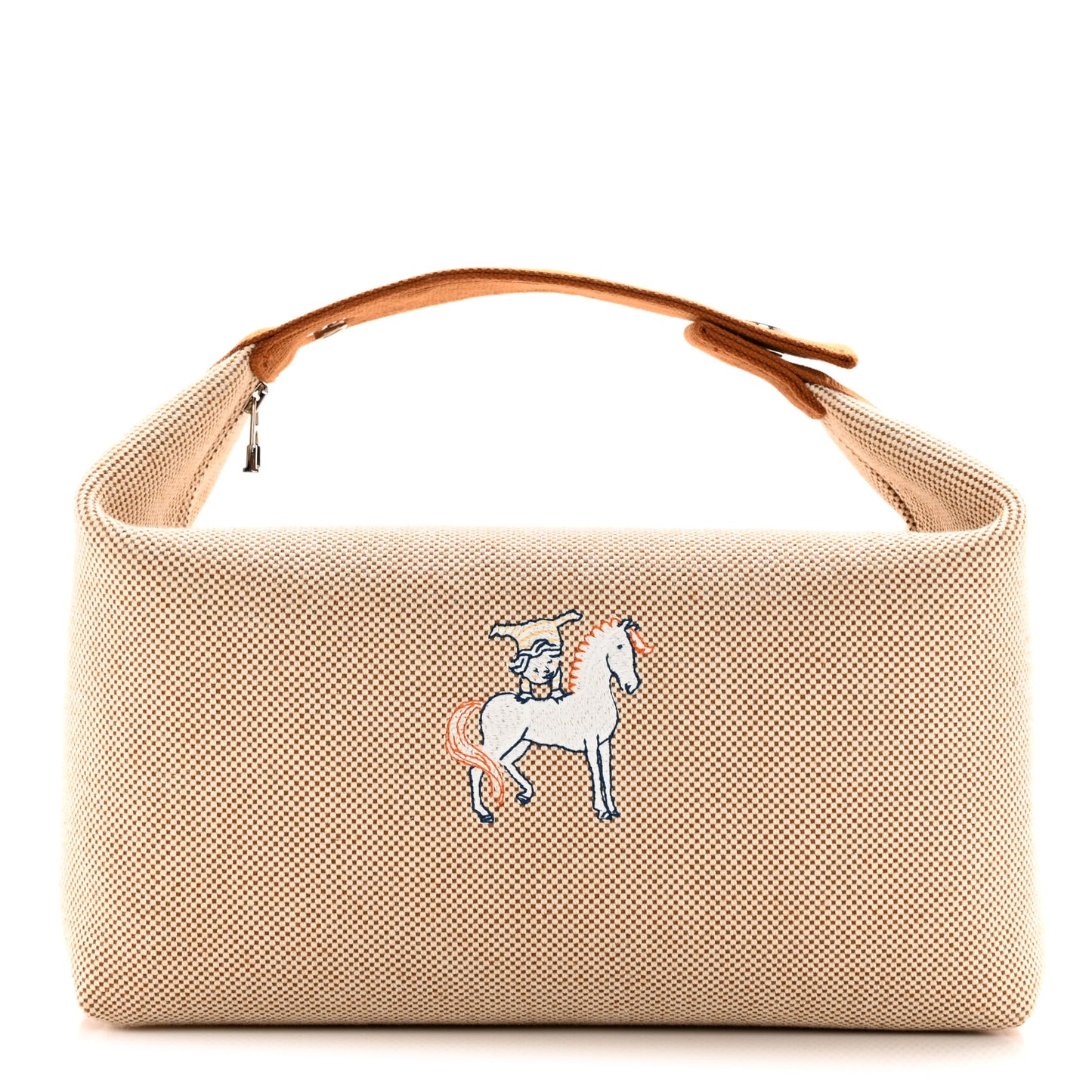 Canvas Large Bride-A-Brac Cabriole Case Biscuit