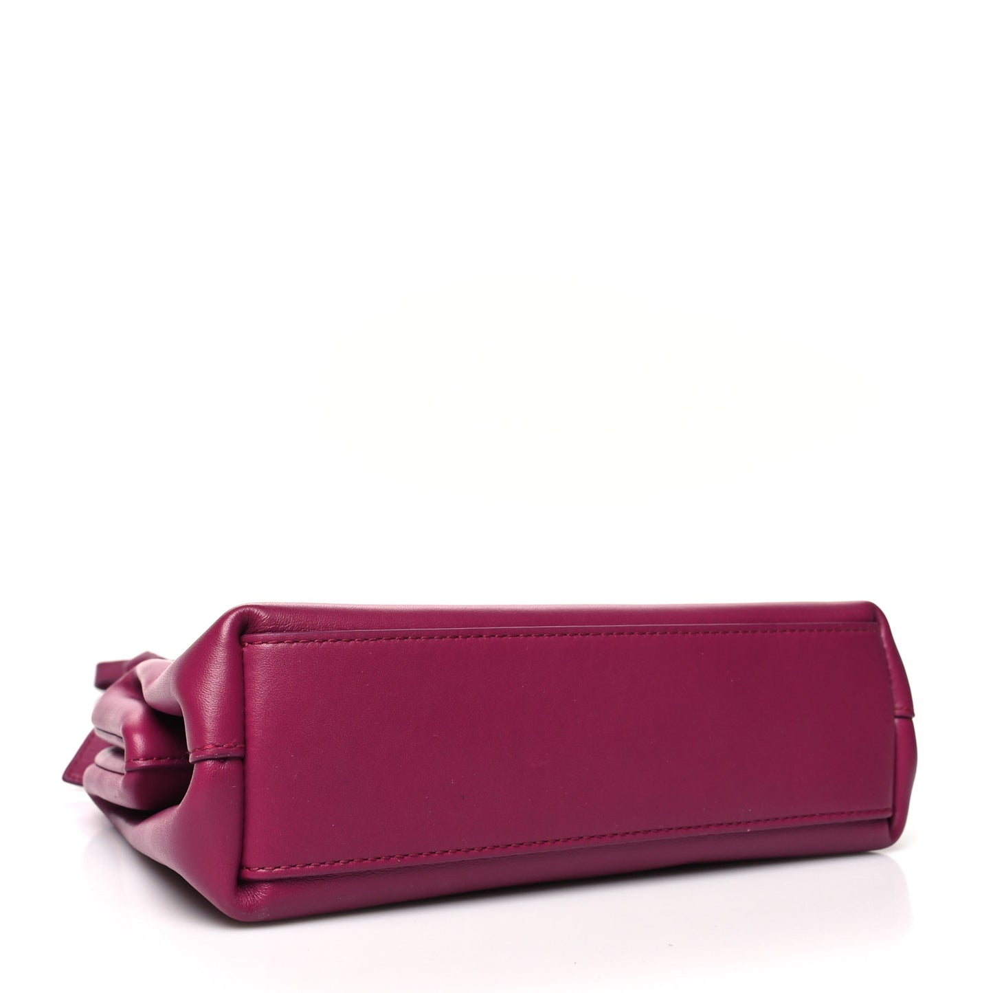 Calfskin Small The Point Triangle Bag Cinnabar