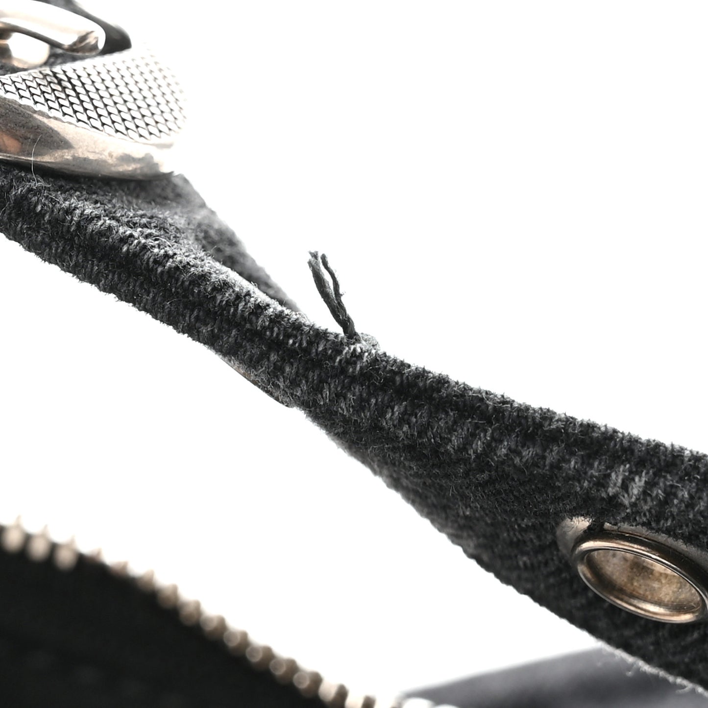 Denim BB Monogram Le Cagole Shoulder Bag XS Black