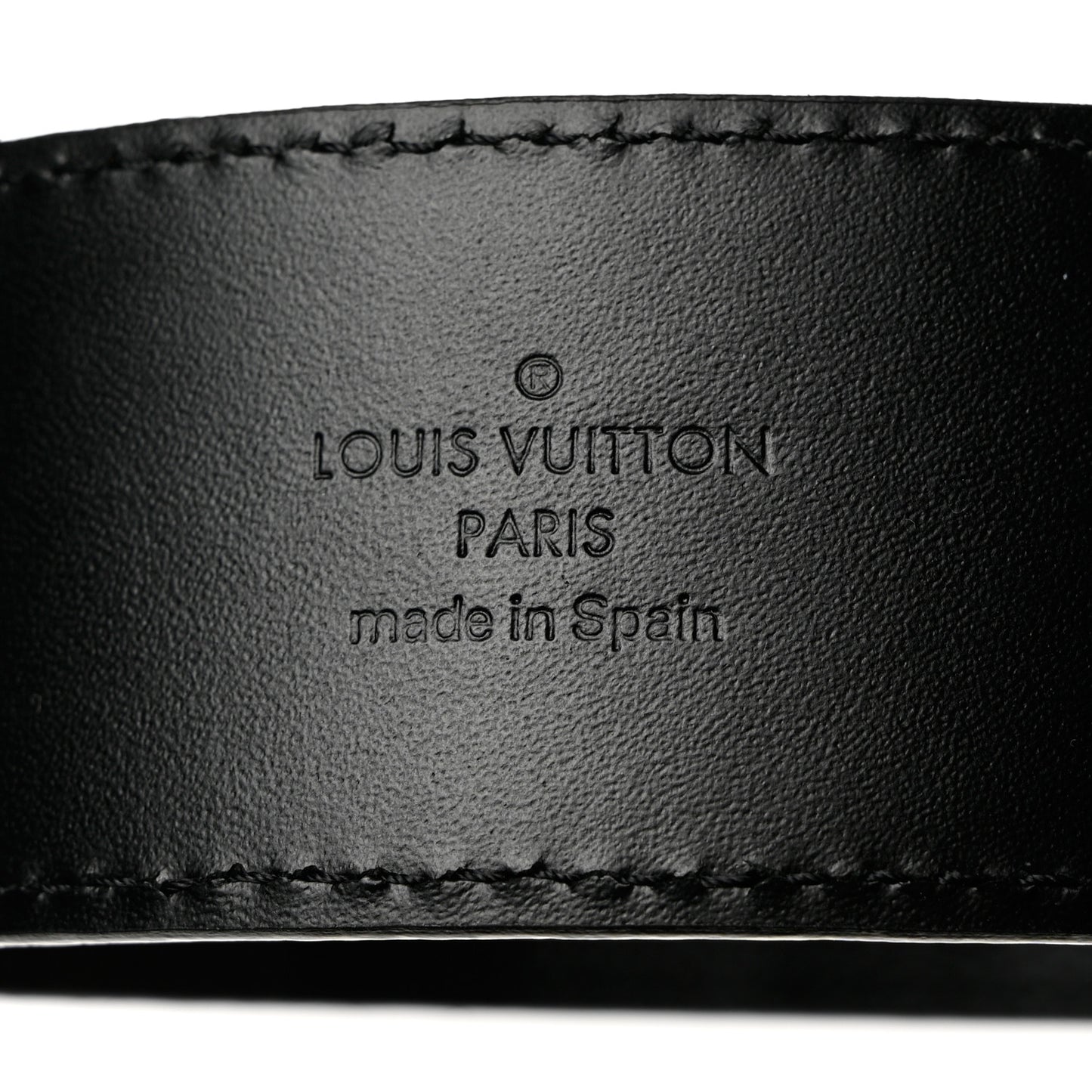 Damier Graphite 40mm LV Initiales Belt 90 36