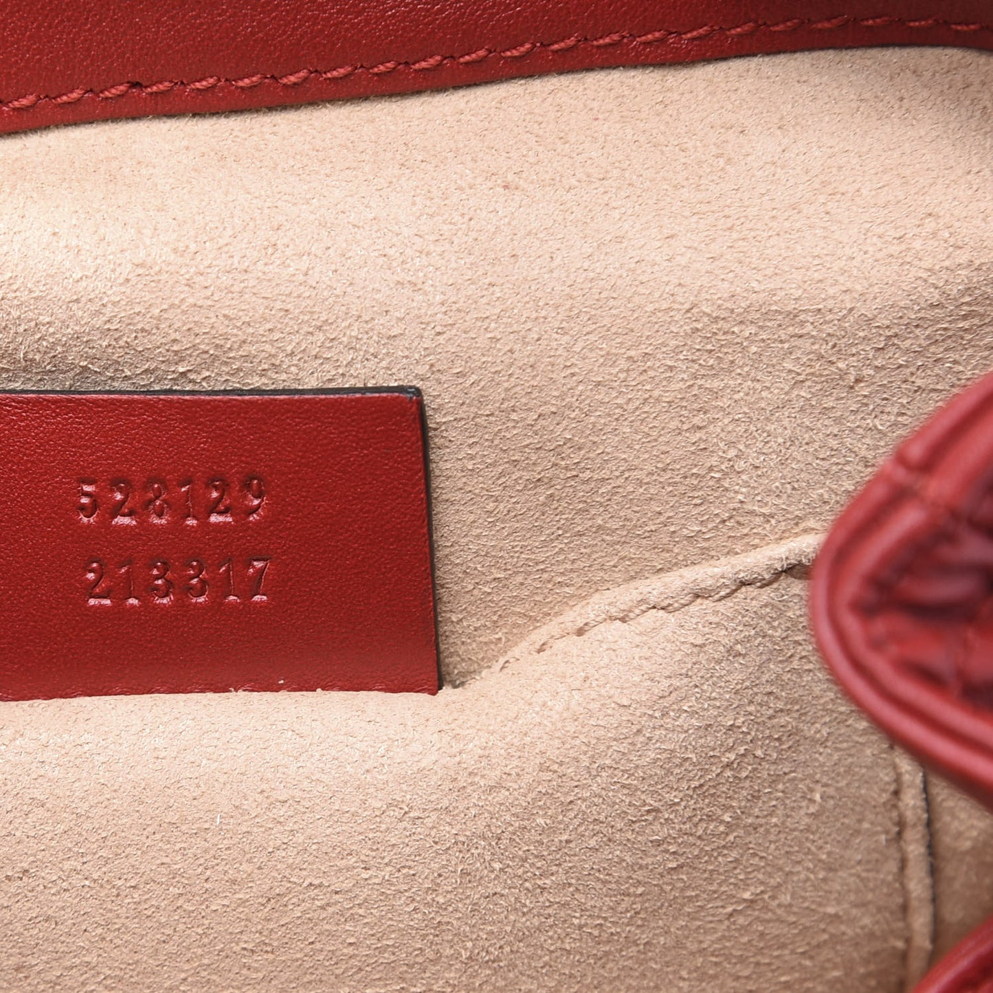 Calfskin Matelasse GG Marmont Flap Backpack Hibiscus Red