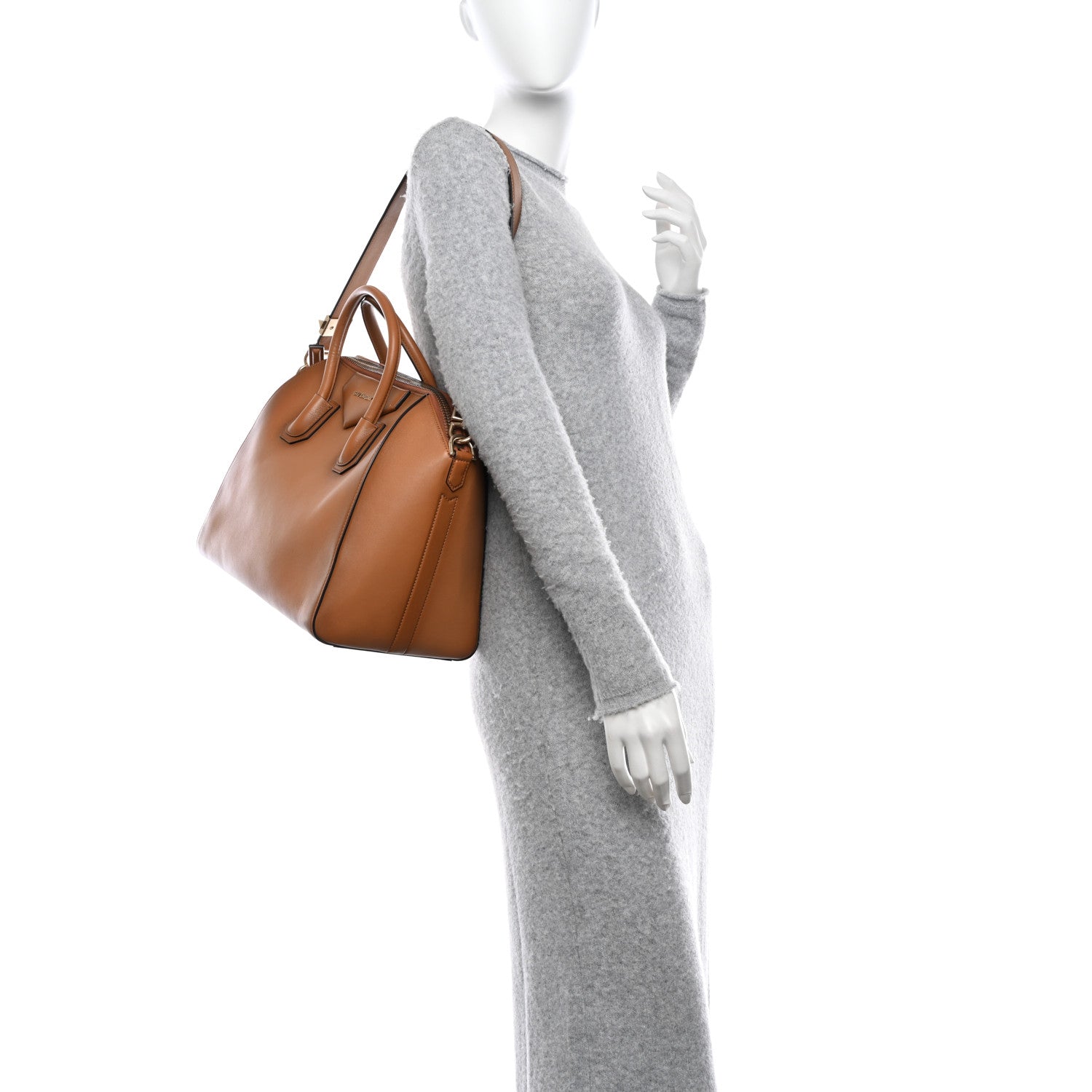 Givenchy Antique Calfskin Medium Antigona Brown 2 of 15