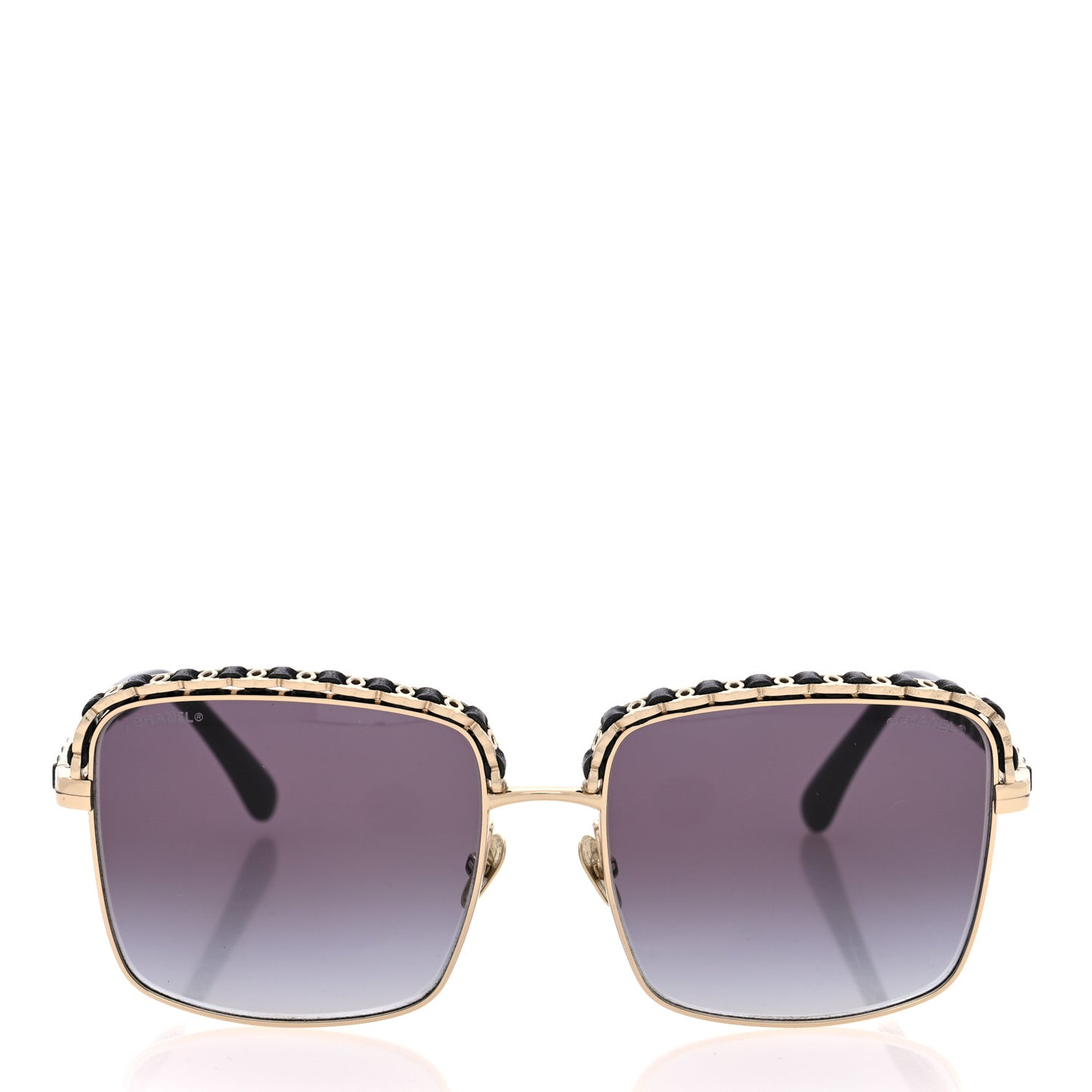 Metal Square Chain Sunglasses 71369 Grey