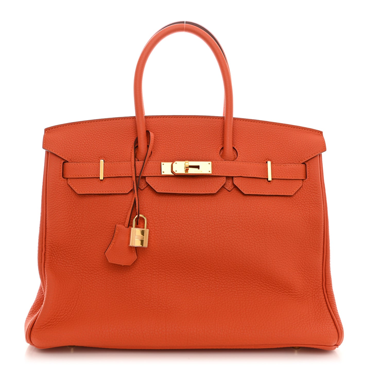 Togo Birkin 35 Orange