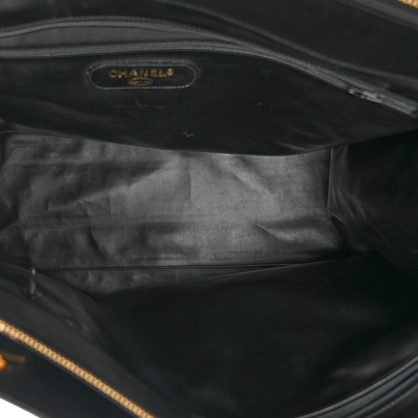 Calfskin Stitched XL Weekender Black