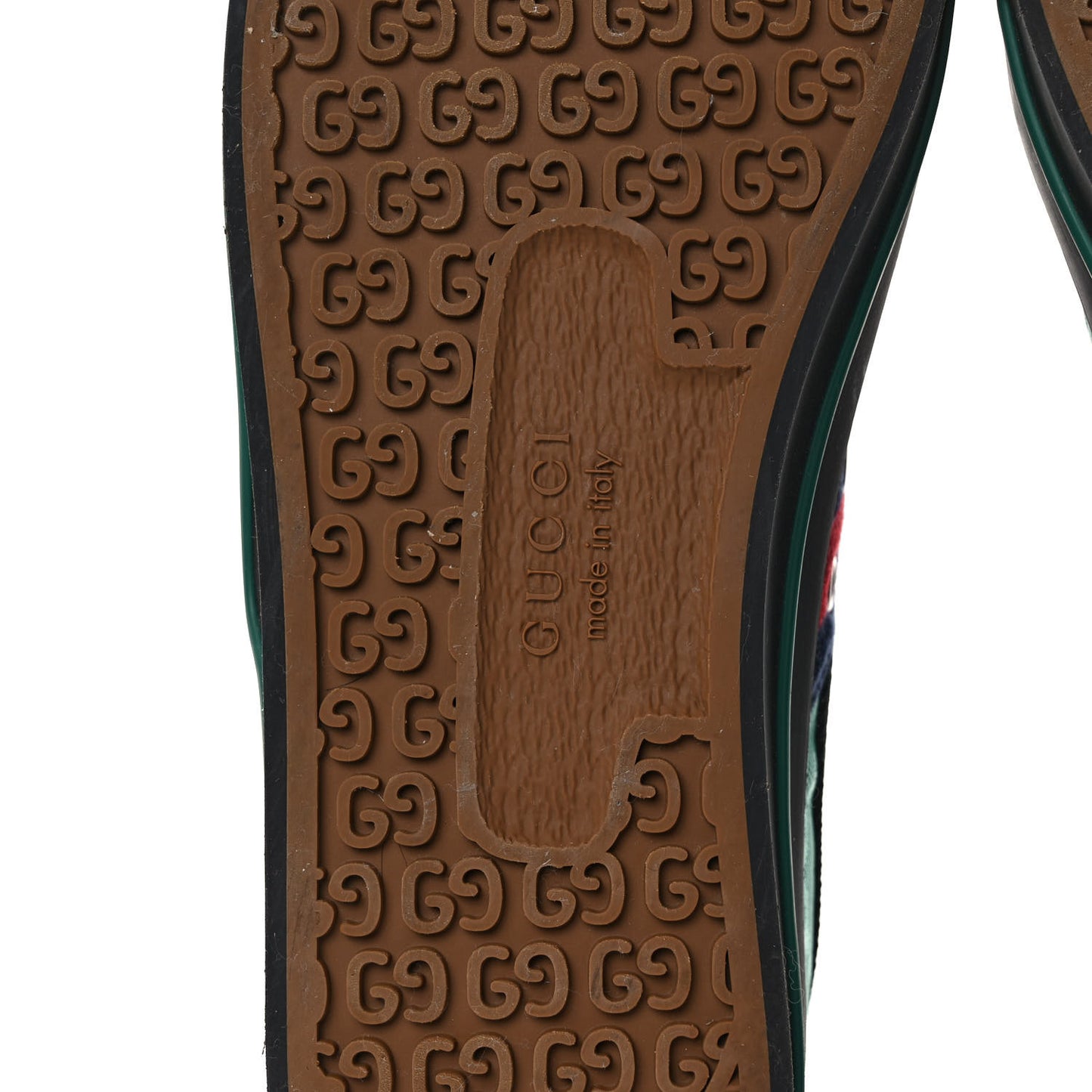Econyl Nylon Web Monogram Off The Grid Mens 1977 Tennis Sneakers 9 Scrabble Green Black