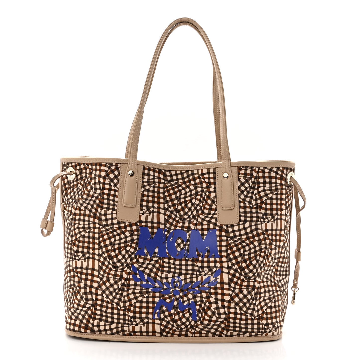 Visetos Medium Liz Reversible Shopper Tote Beige