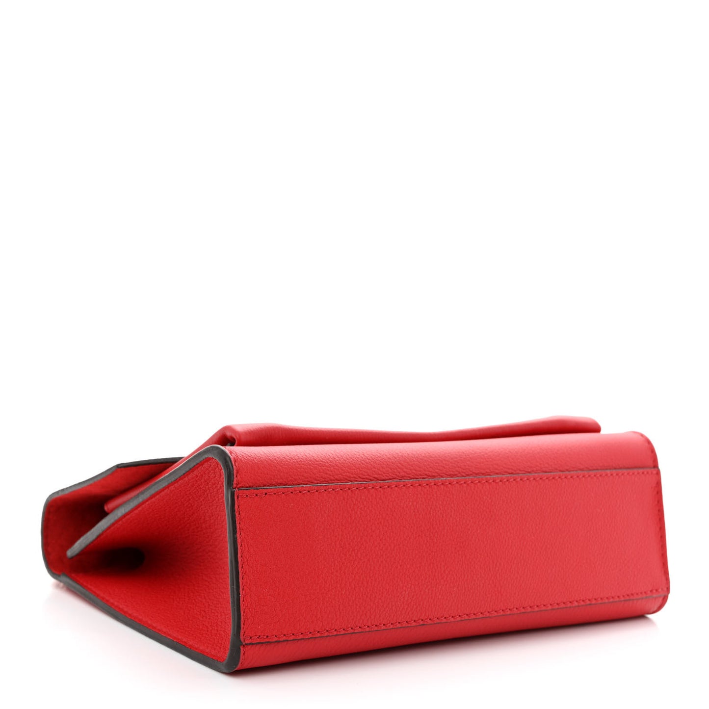 Soft Calfskin My Lockme Chain Bag BB Poppy