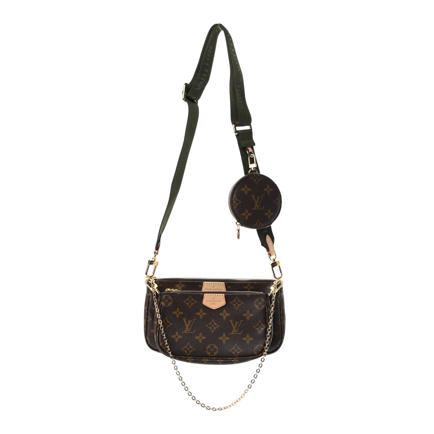 Monogram Multi Pochette Accessories Kaki