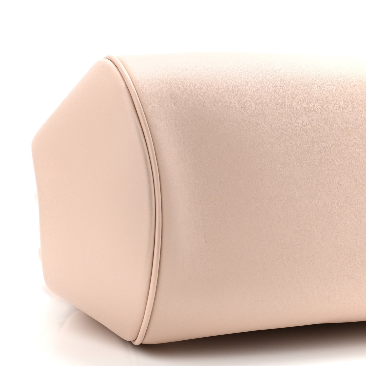 Calfskin Frame Satchel Light Pink