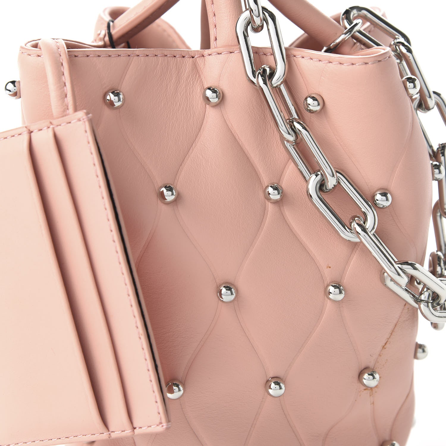 Alexander Wang Calfskin Mini Roxy Bucket Bag Pink 7 of 11