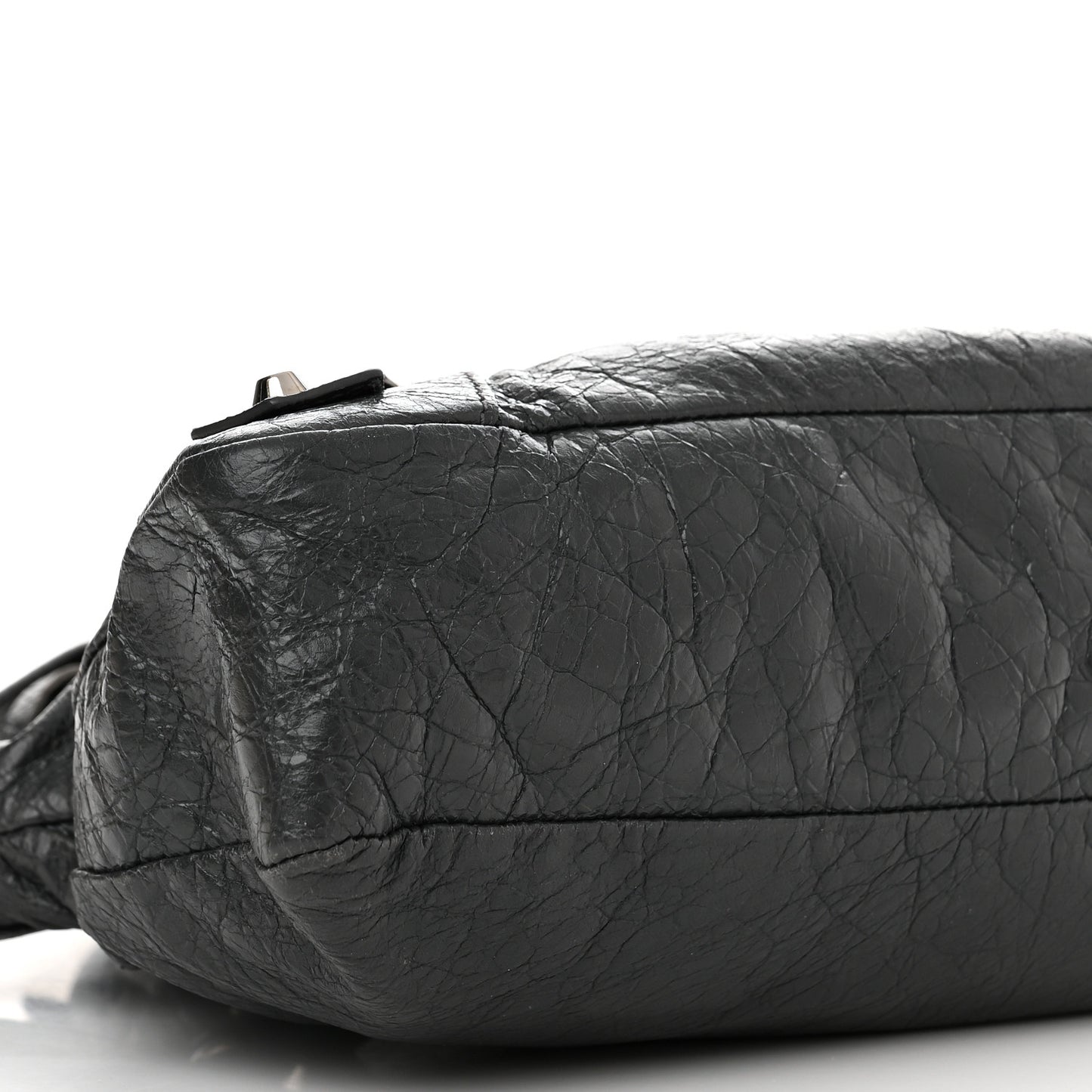 Agneau Classic Silver Hardware First Gris Fossile