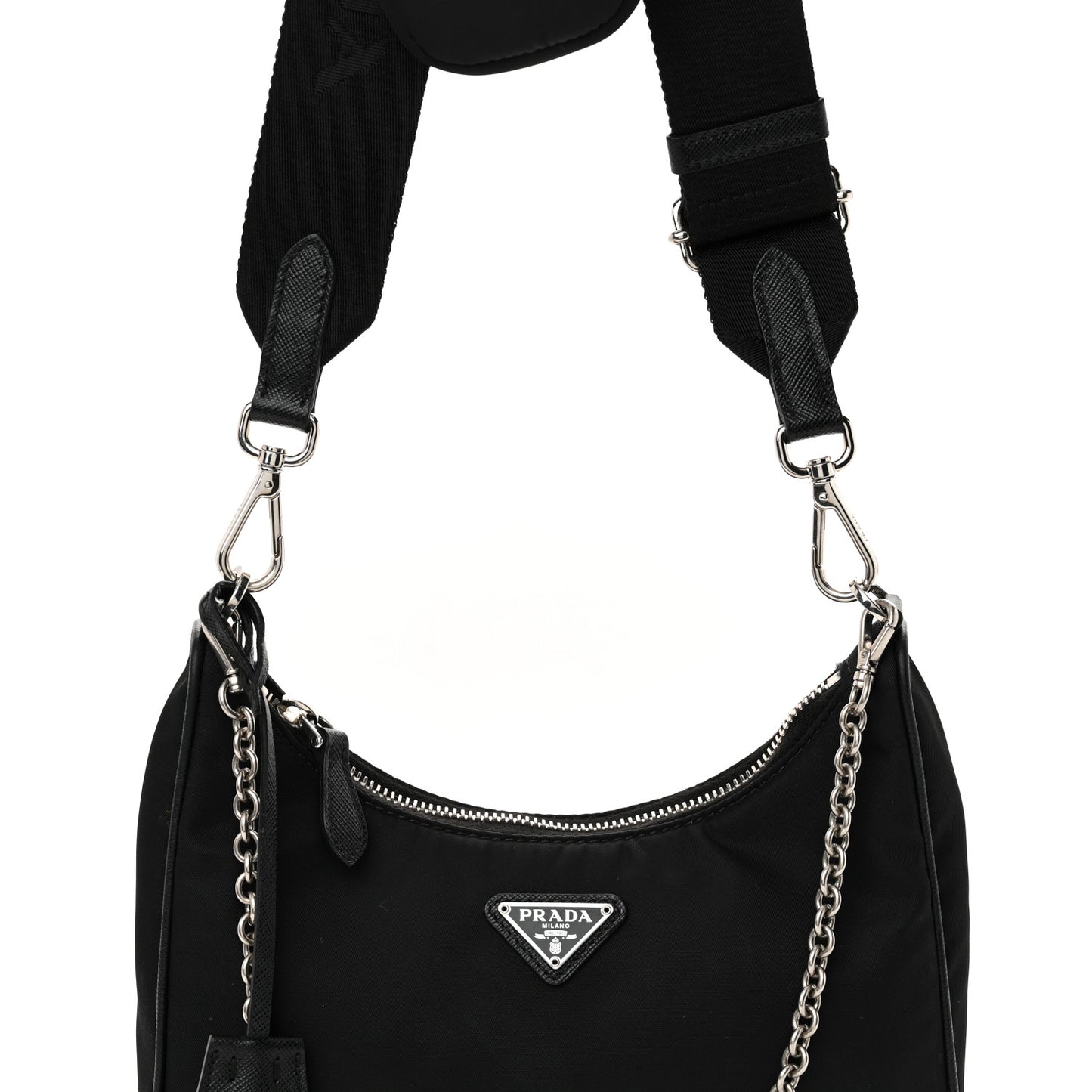 Nylon Re-Edition 2005 Shoulder Bag Black