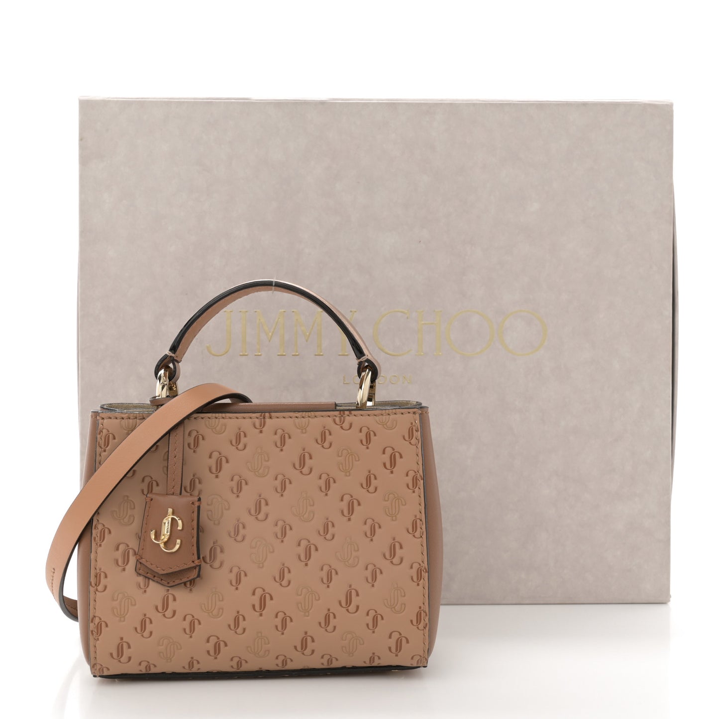 Calfskin Mini Varenne Top Handle Tan