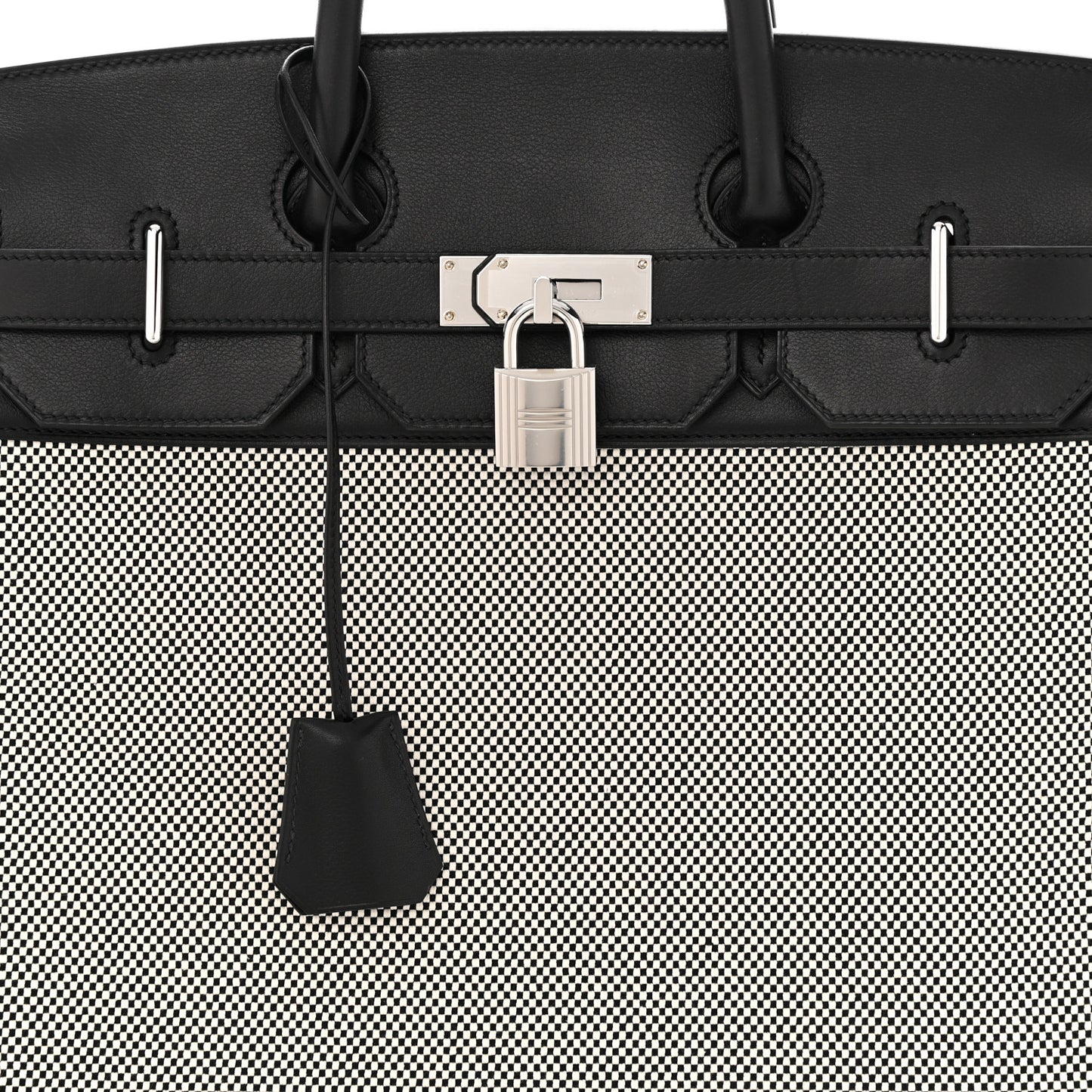 Hunter Criss Viking Evercolor HAC Birkin 40 Ecru Black