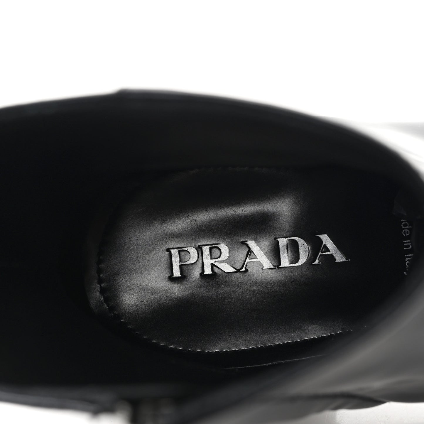 Spazzolato Sfumato Mens Square Toe Ankle Boots 10 Black Argento