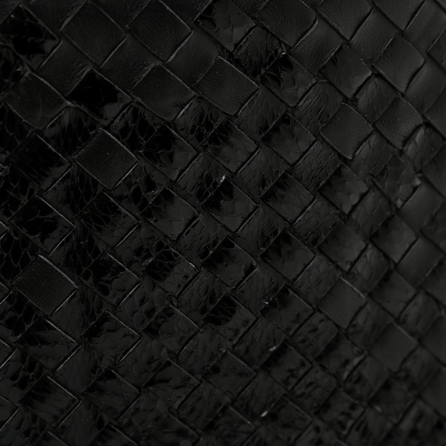 Nappa Ayers Intrecciato Small Tote Nero Black