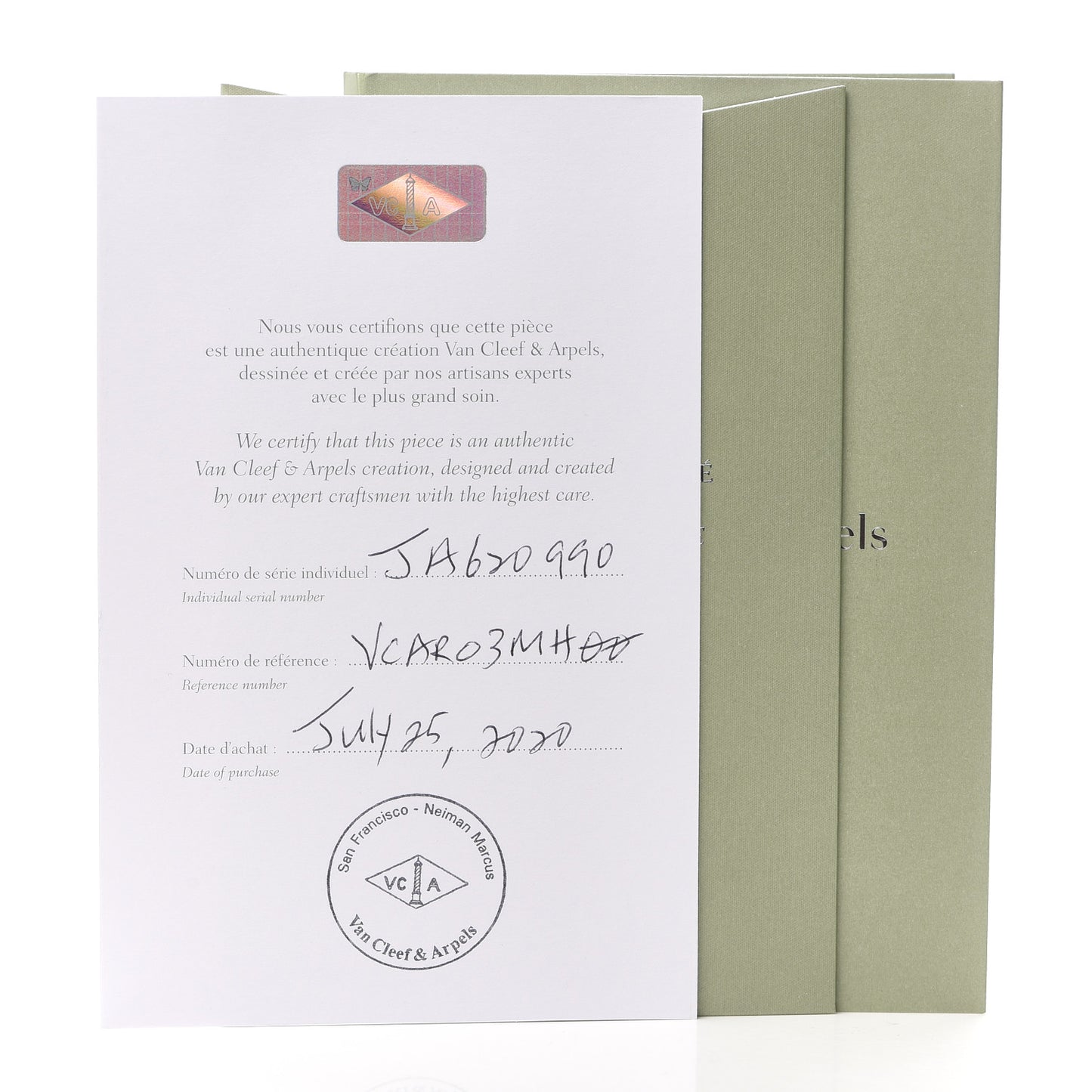 18K Yellow Gold Malachite Magic Alhambra Earrings